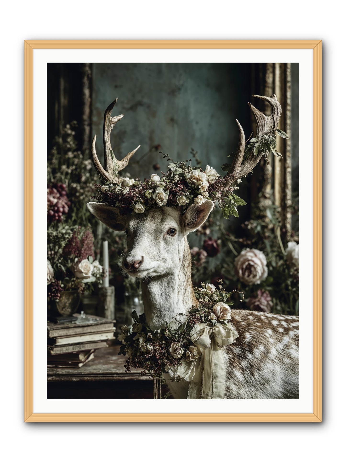Maxence -- Framed Print - Natural 36x48