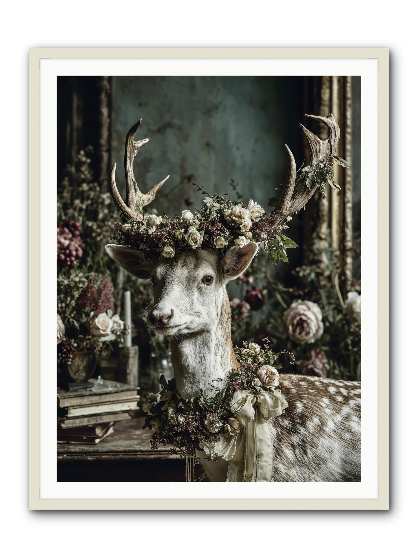 Maxence -- Framed Print - White 36x48