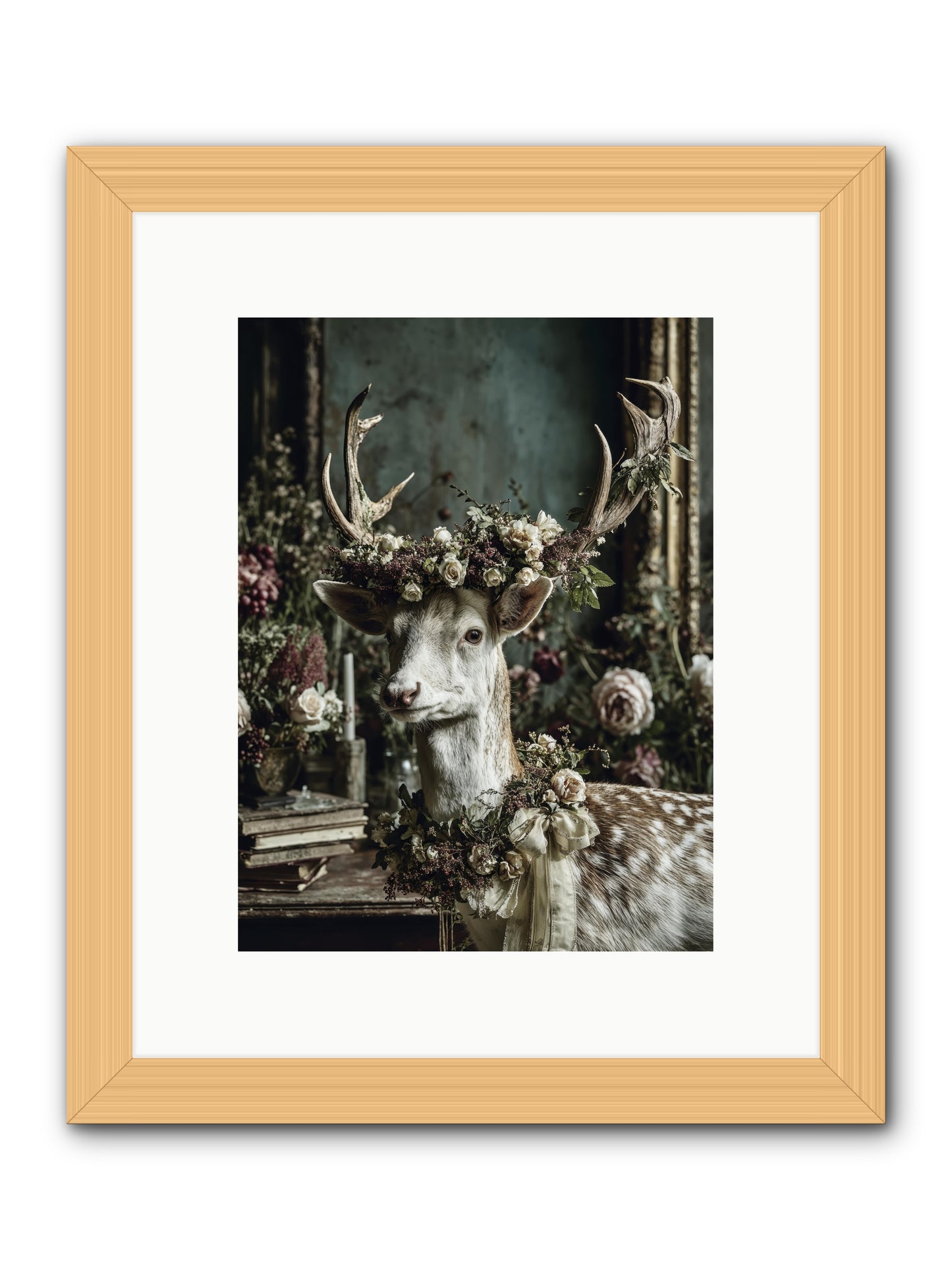 Maxence -- Framed Print - Natural 9x12