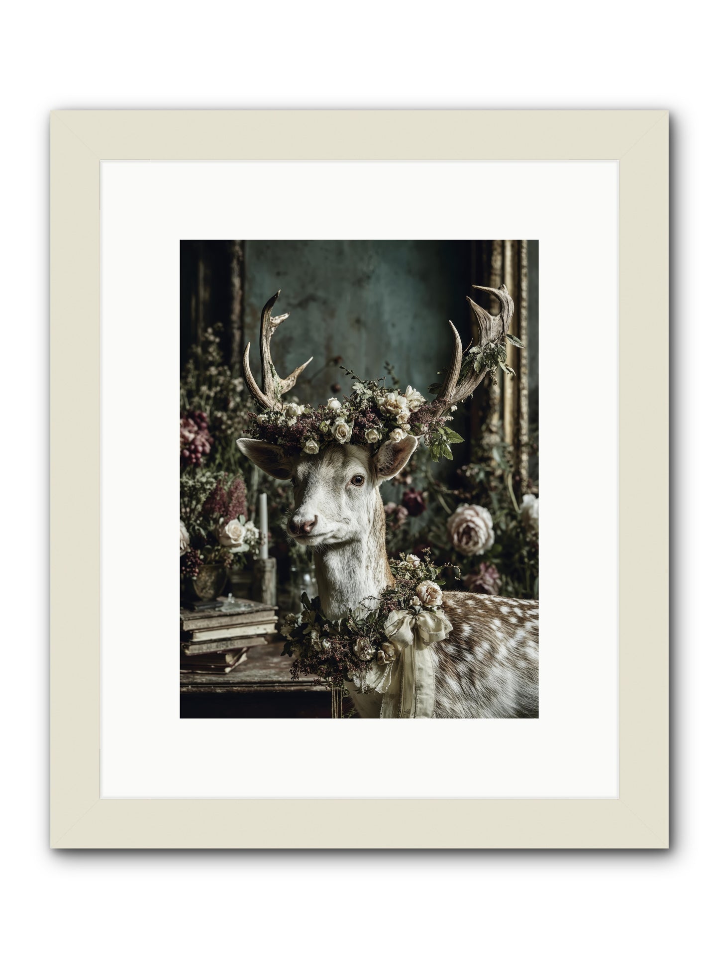 Maxence -- Framed Print - White 9x12