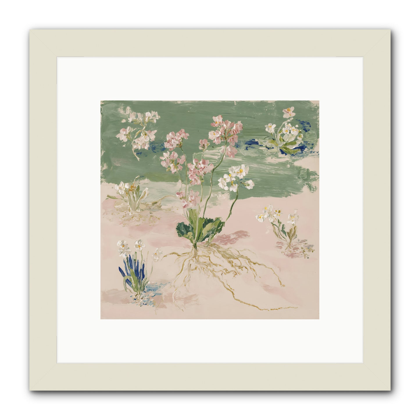 Maybe This Spring -- Framed Print - White 10x10