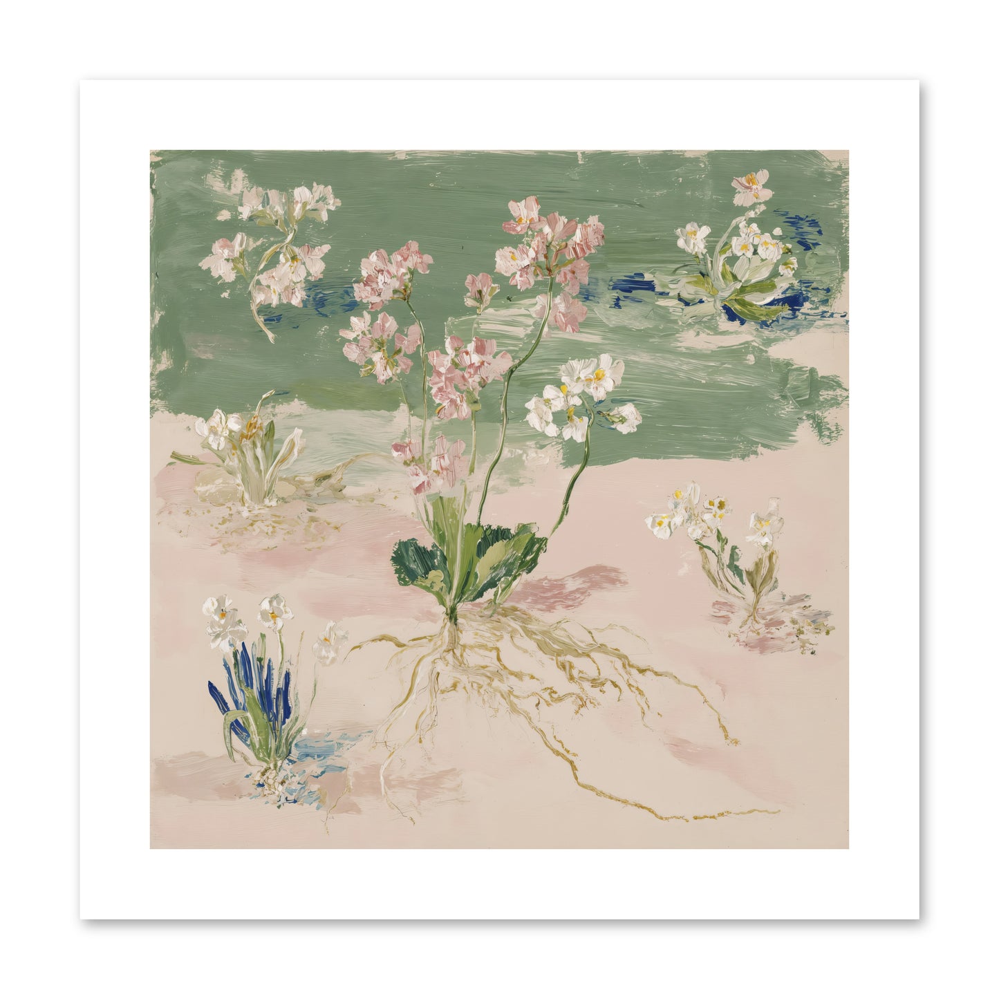 Maybe This Spring -- Loose Canvas Print 10x10
