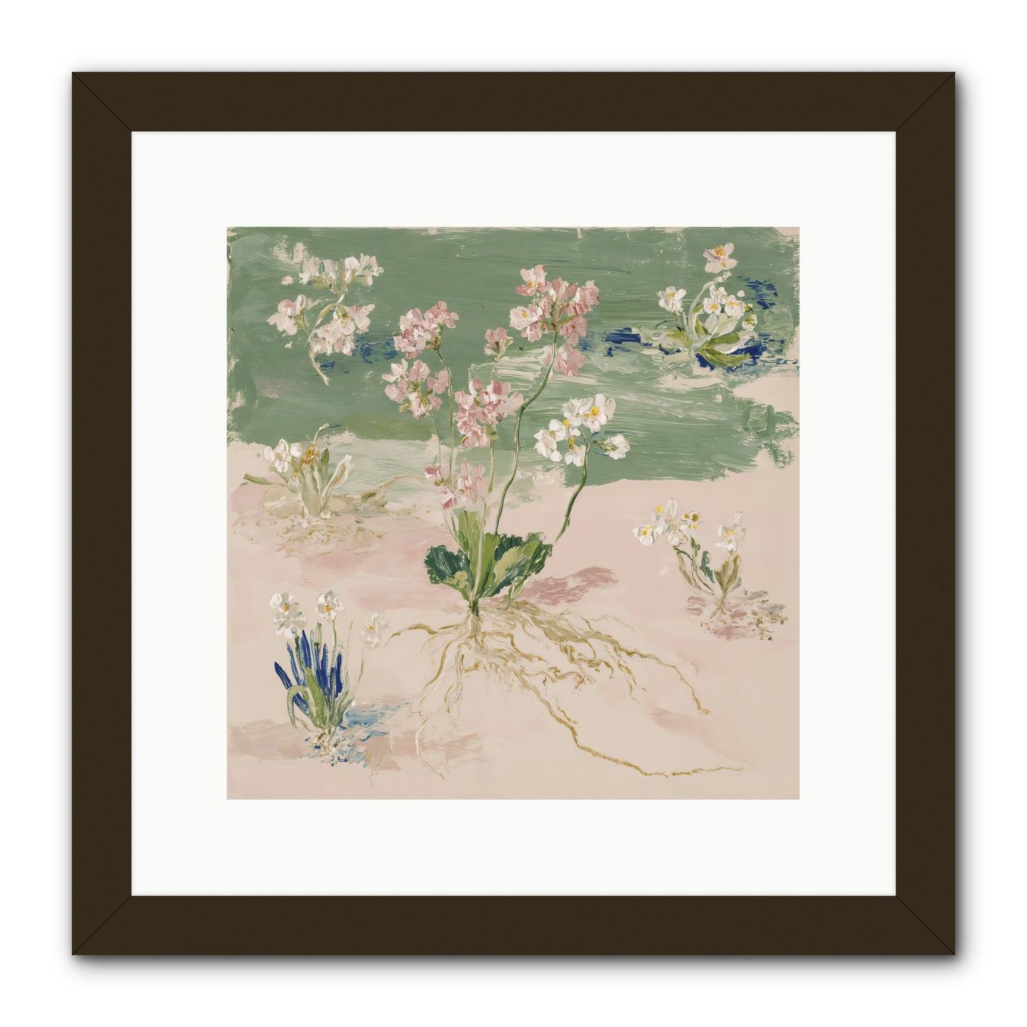 Maybe This Spring -- Framed Print - Black 12x12