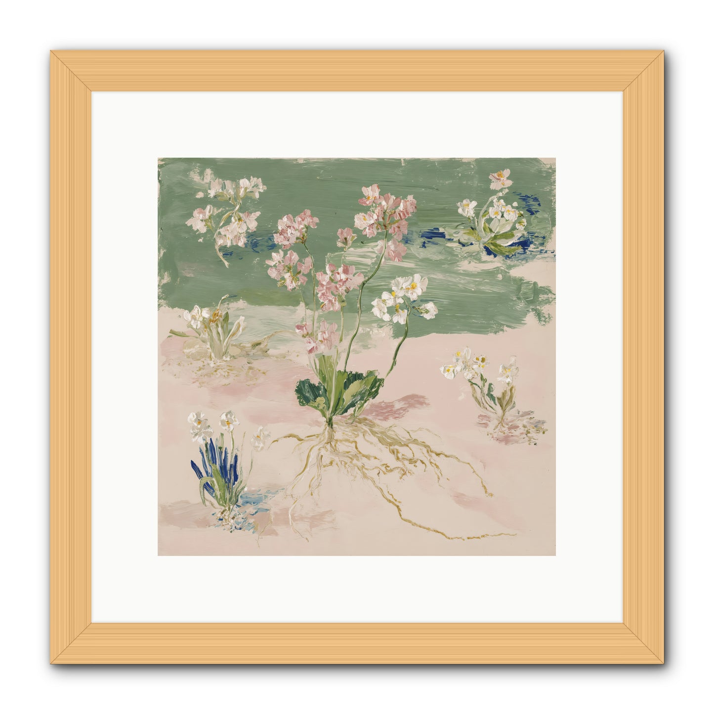 Maybe This Spring -- Framed Print - Natural 12x12