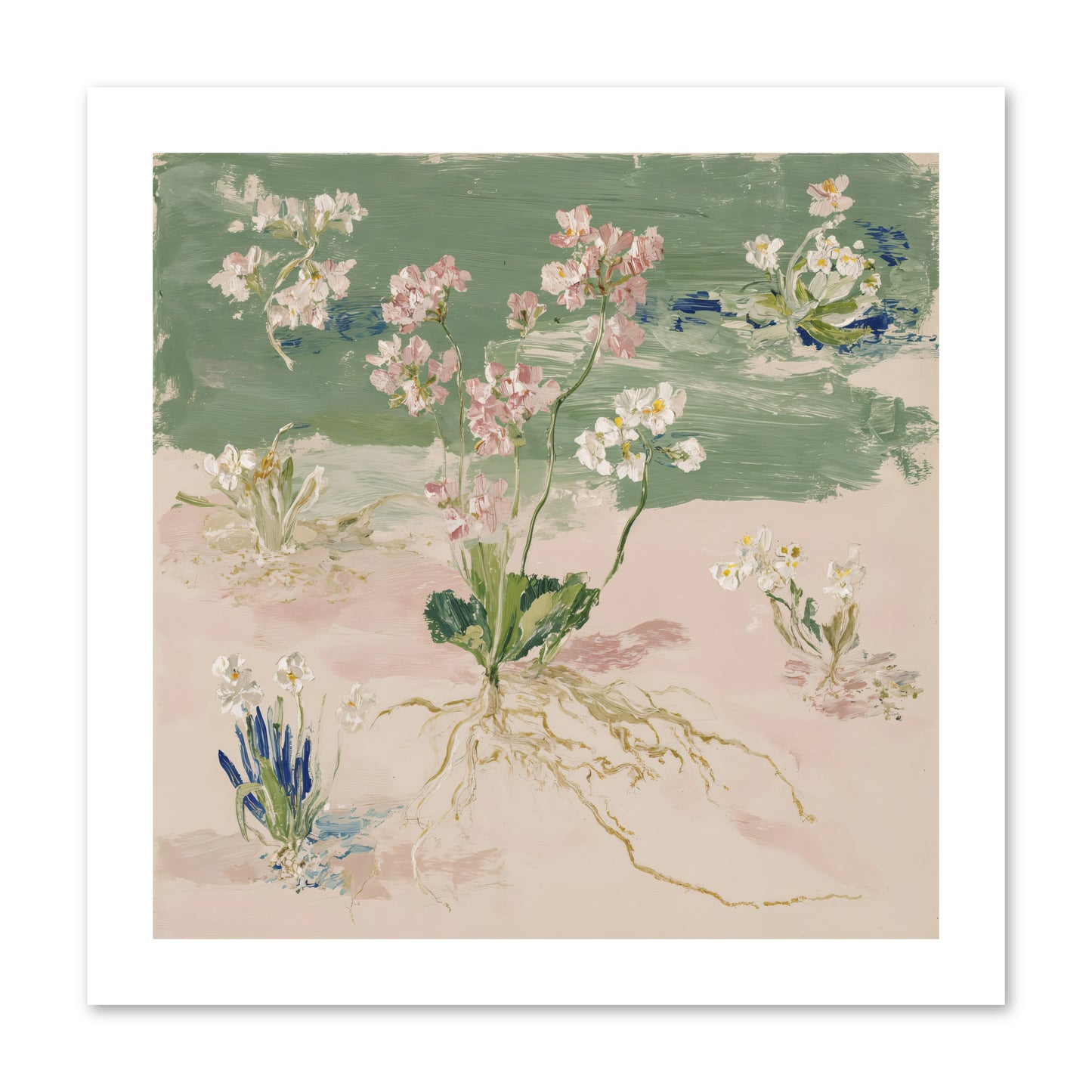 Maybe This Spring -- Paper Print 12x12