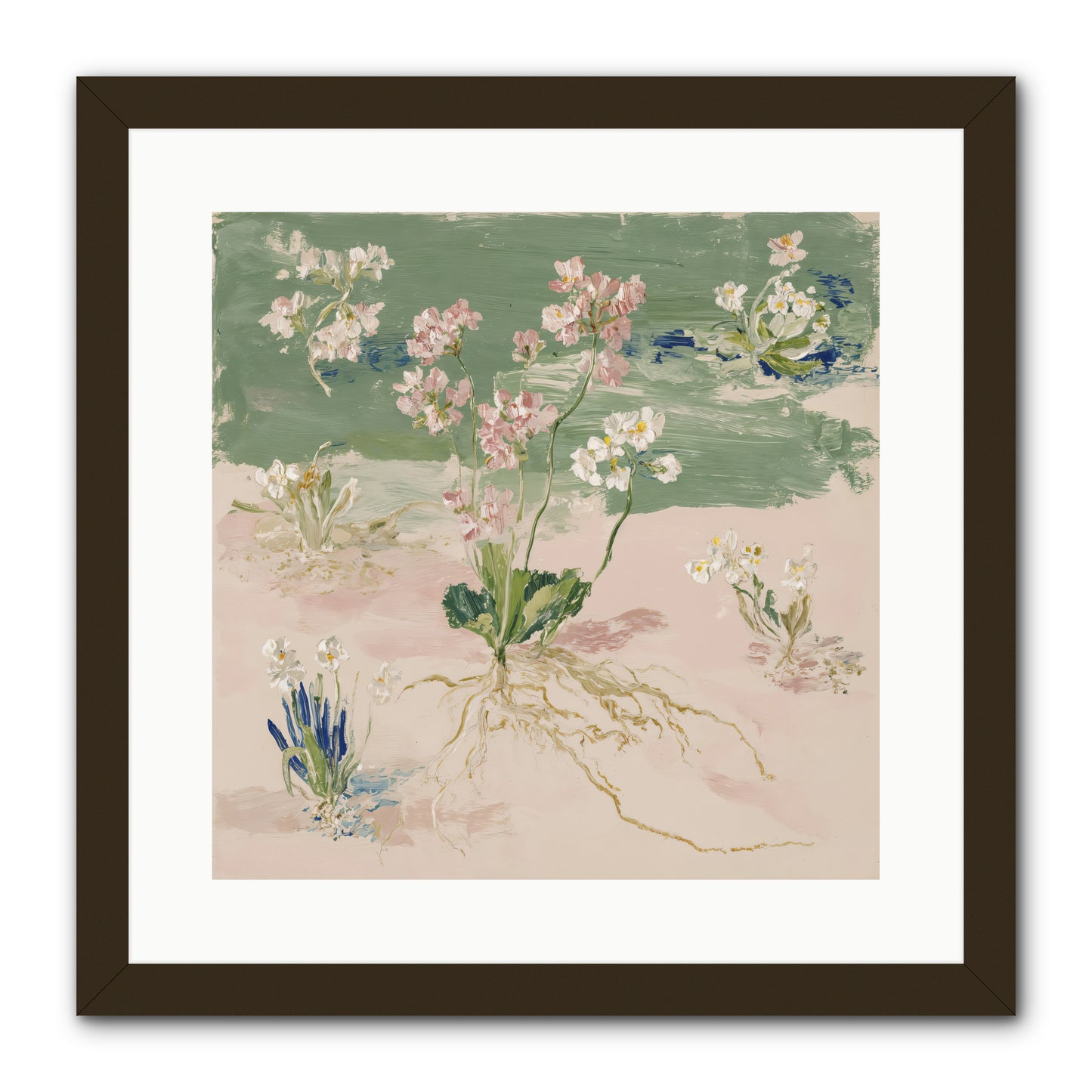 Maybe This Spring -- Framed Print - Black 16x16