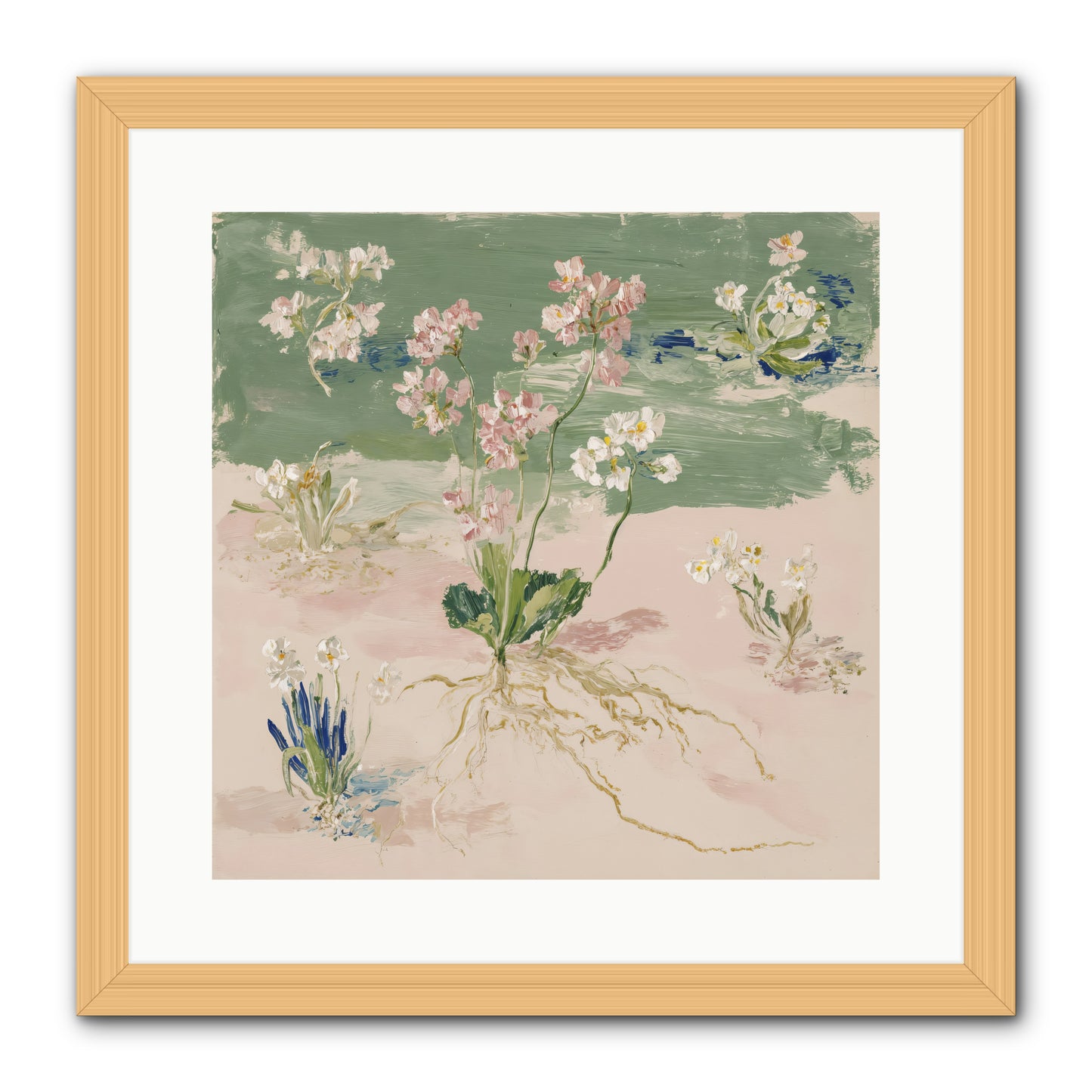 Maybe This Spring -- Framed Print - Natural 16x16
