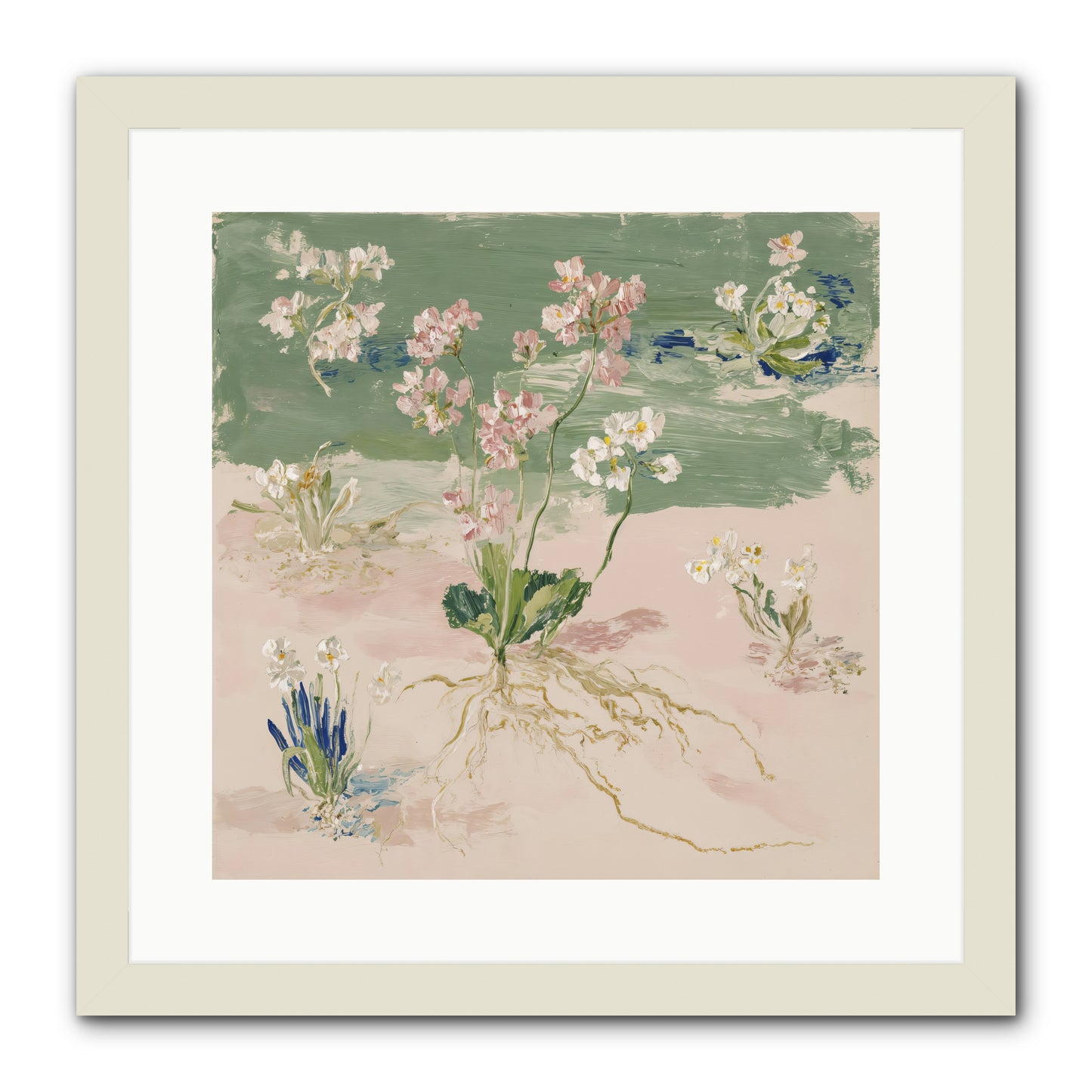 Maybe This Spring -- Framed Print - White 16x16