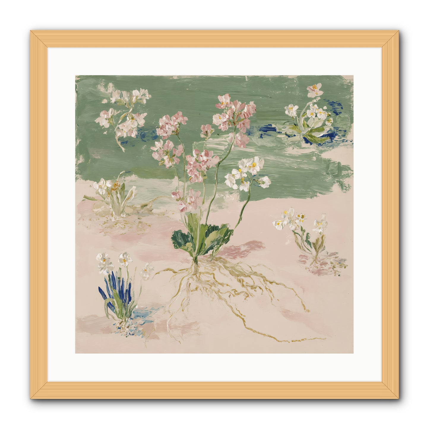 Maybe This Spring -- Framed Print - Natural 20x20