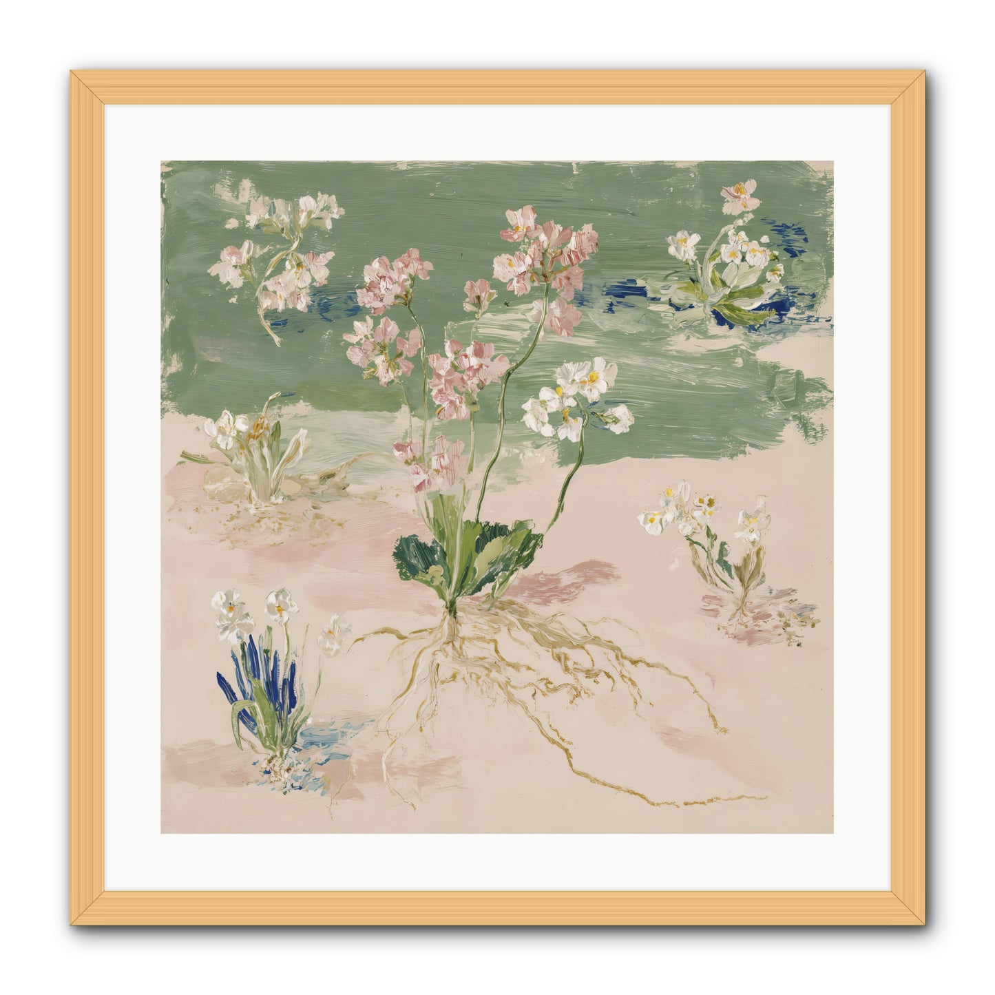 Maybe This Spring -- Framed Print - Natural 24x24