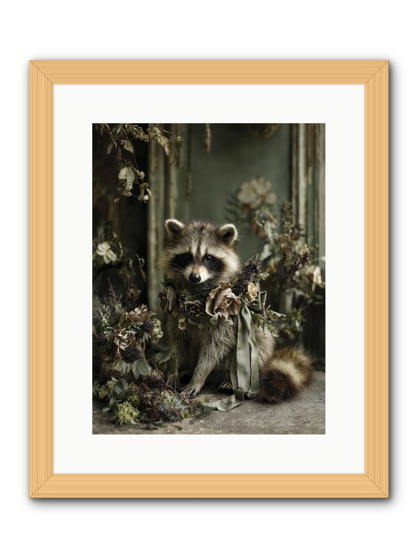 Maybelle -- Framed Print - Natural 12x16