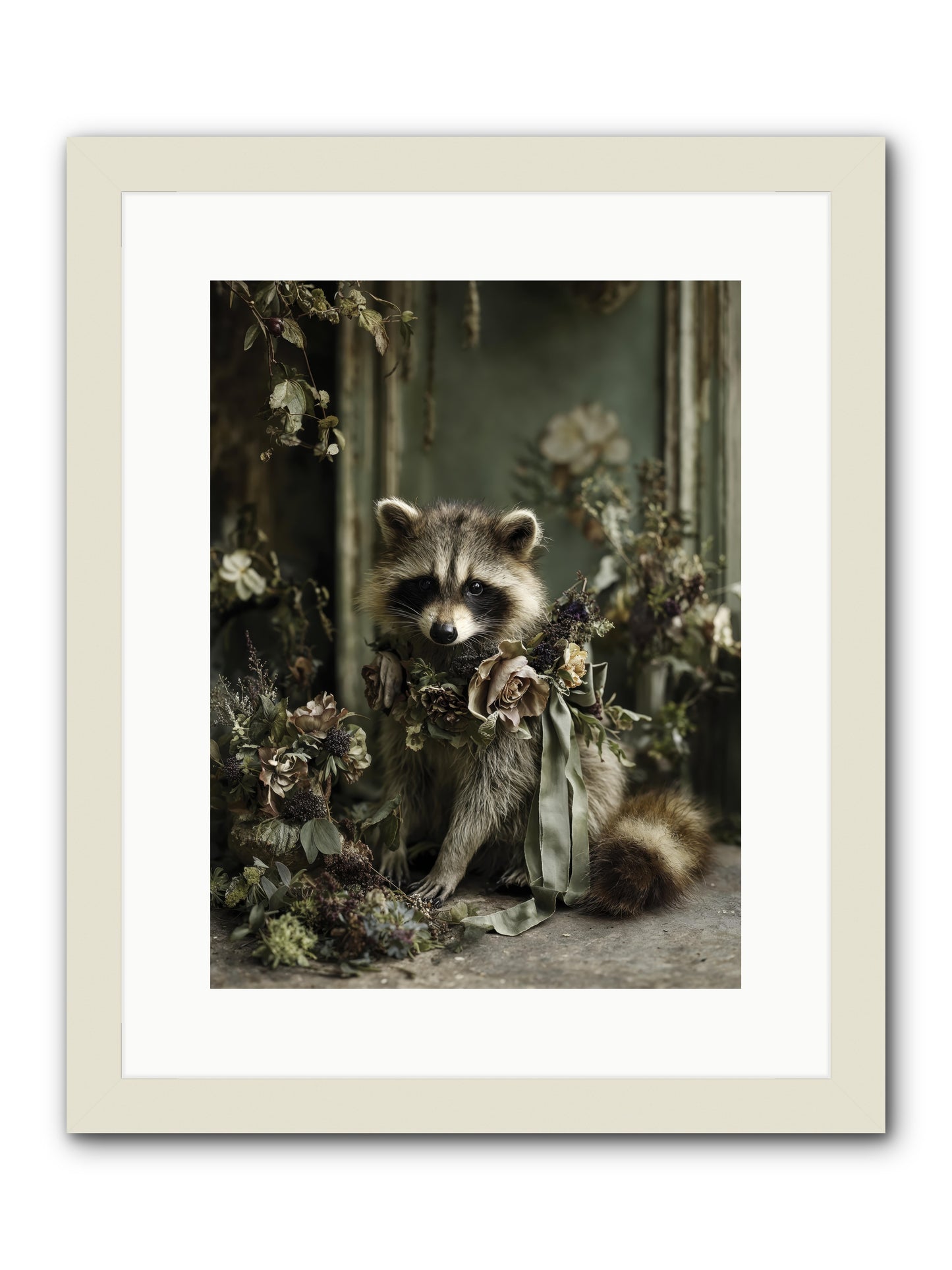 Maybelle -- Framed Print - White 12x16