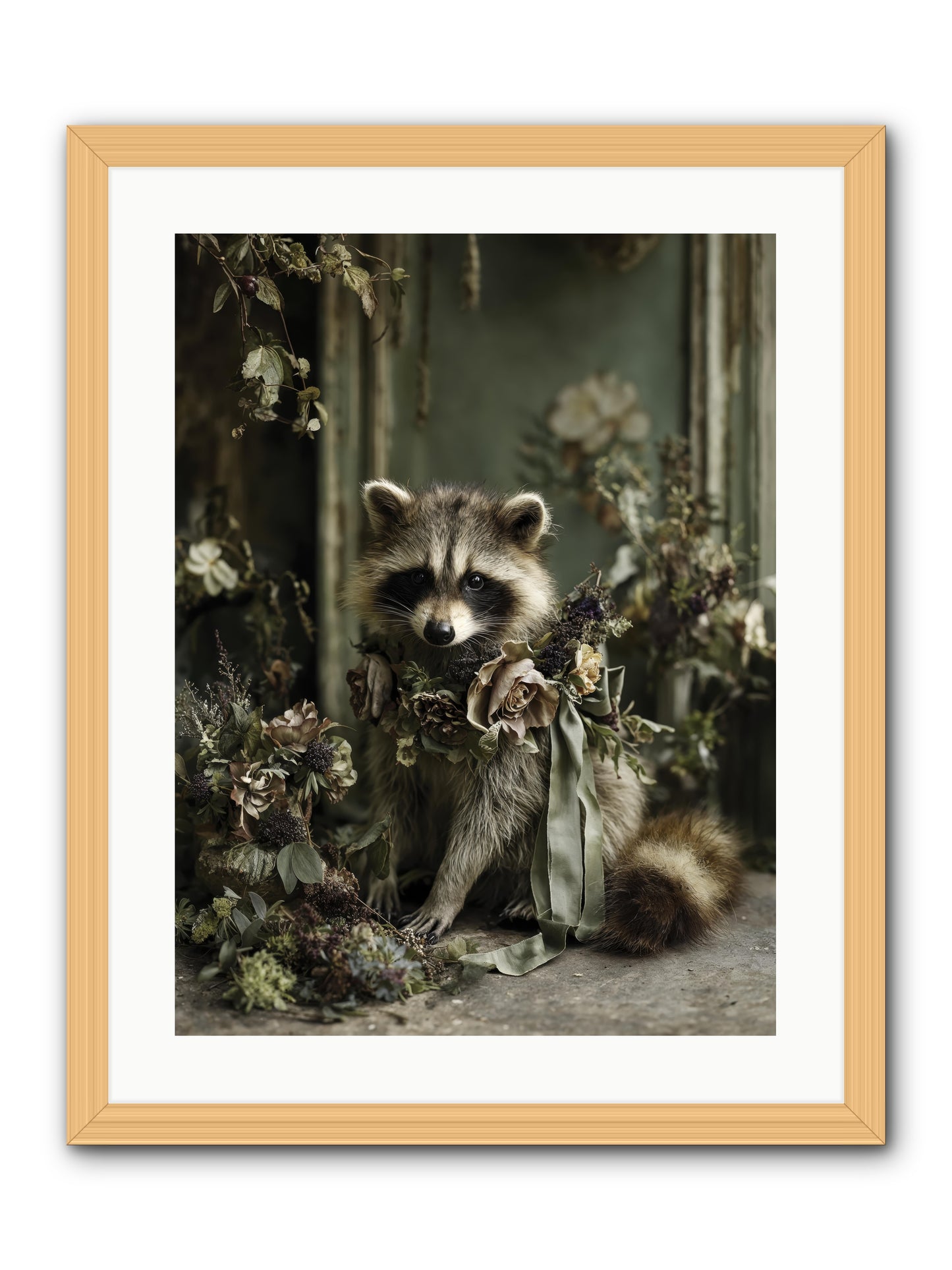 Maybelle -- Framed Print - Natural 18x24