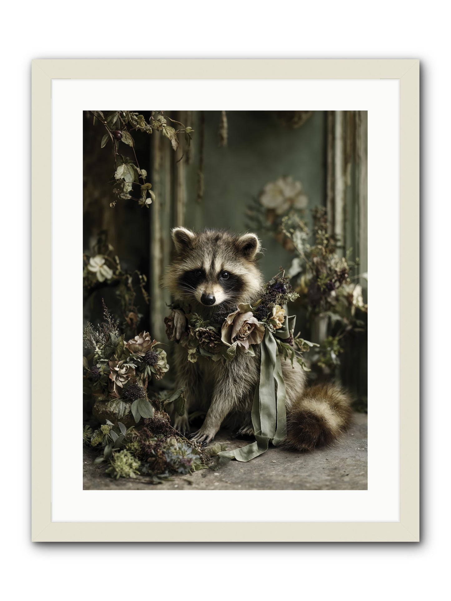 Maybelle -- Framed Print - White 18x24