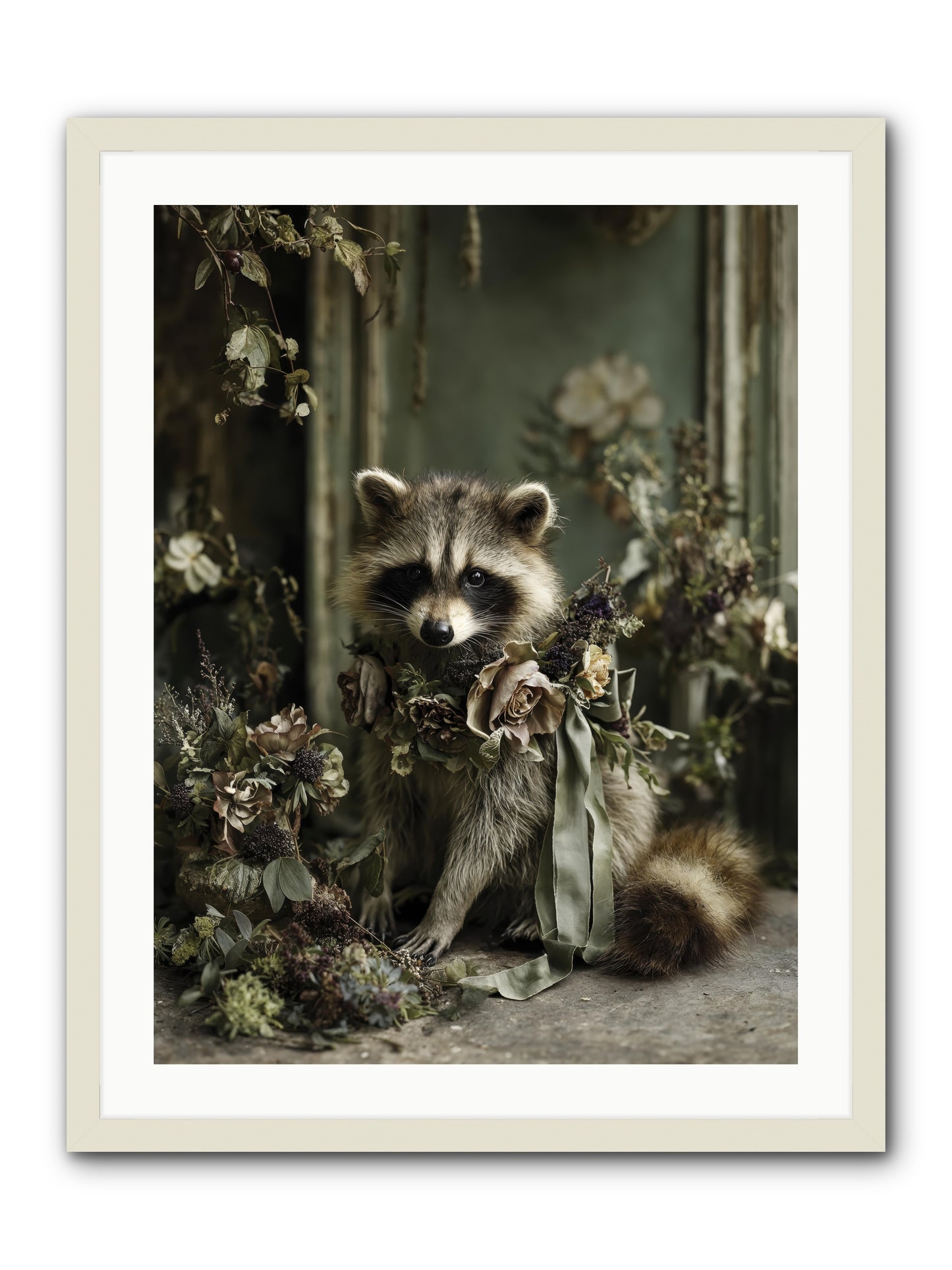 Maybelle -- Framed Print - White 24x32