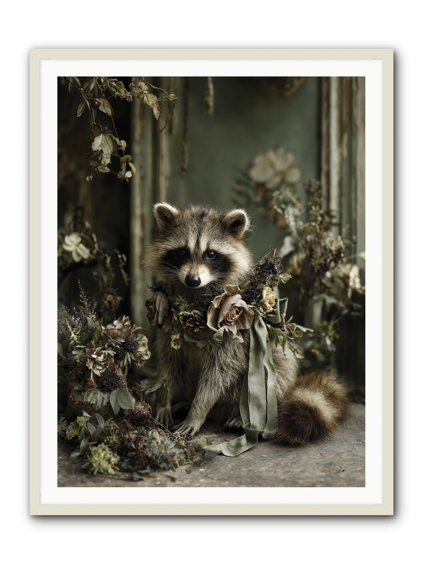 Maybelle -- Framed Print - White 36x48