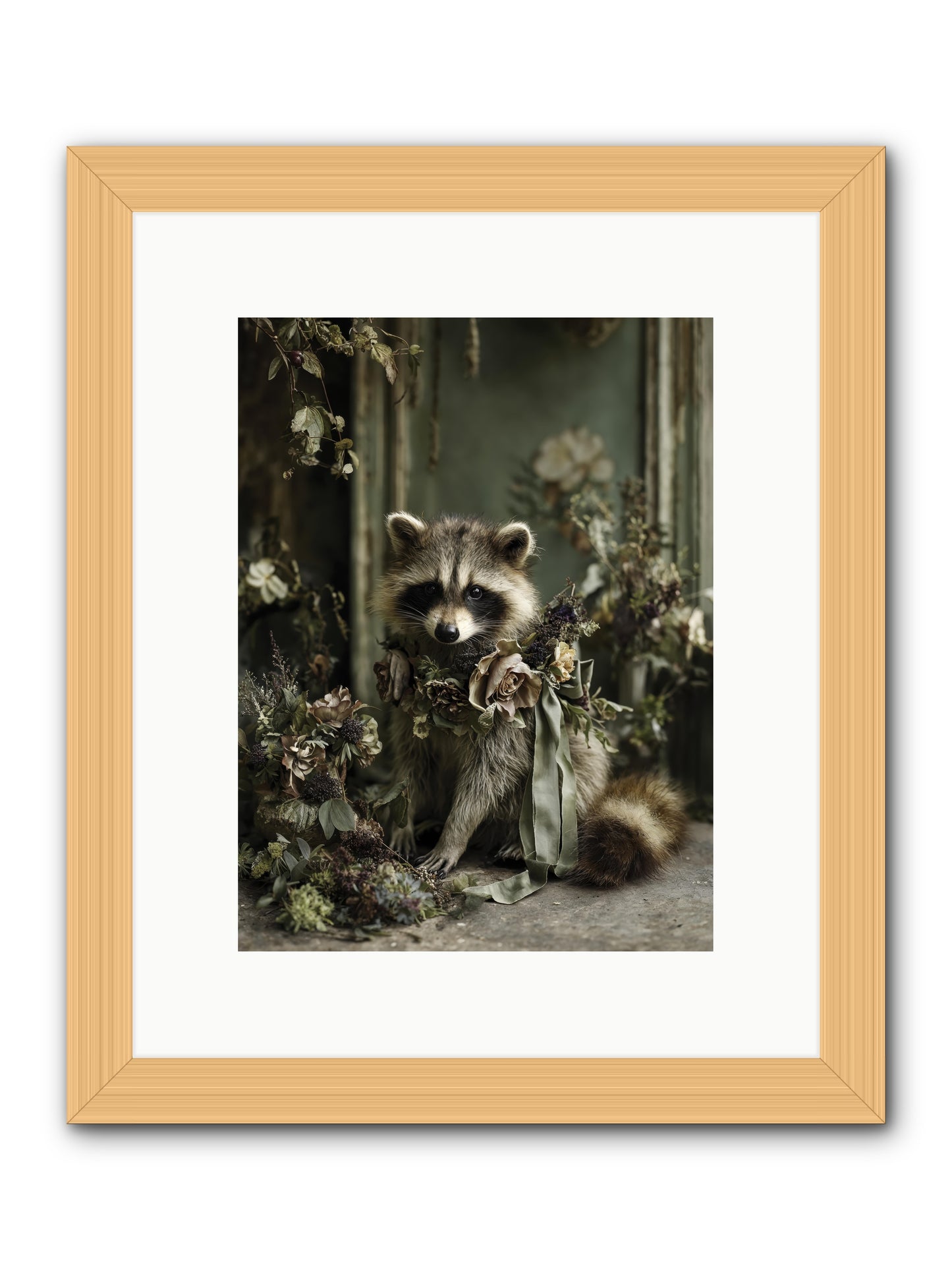 Maybelle -- Framed Print - Natural 9x12