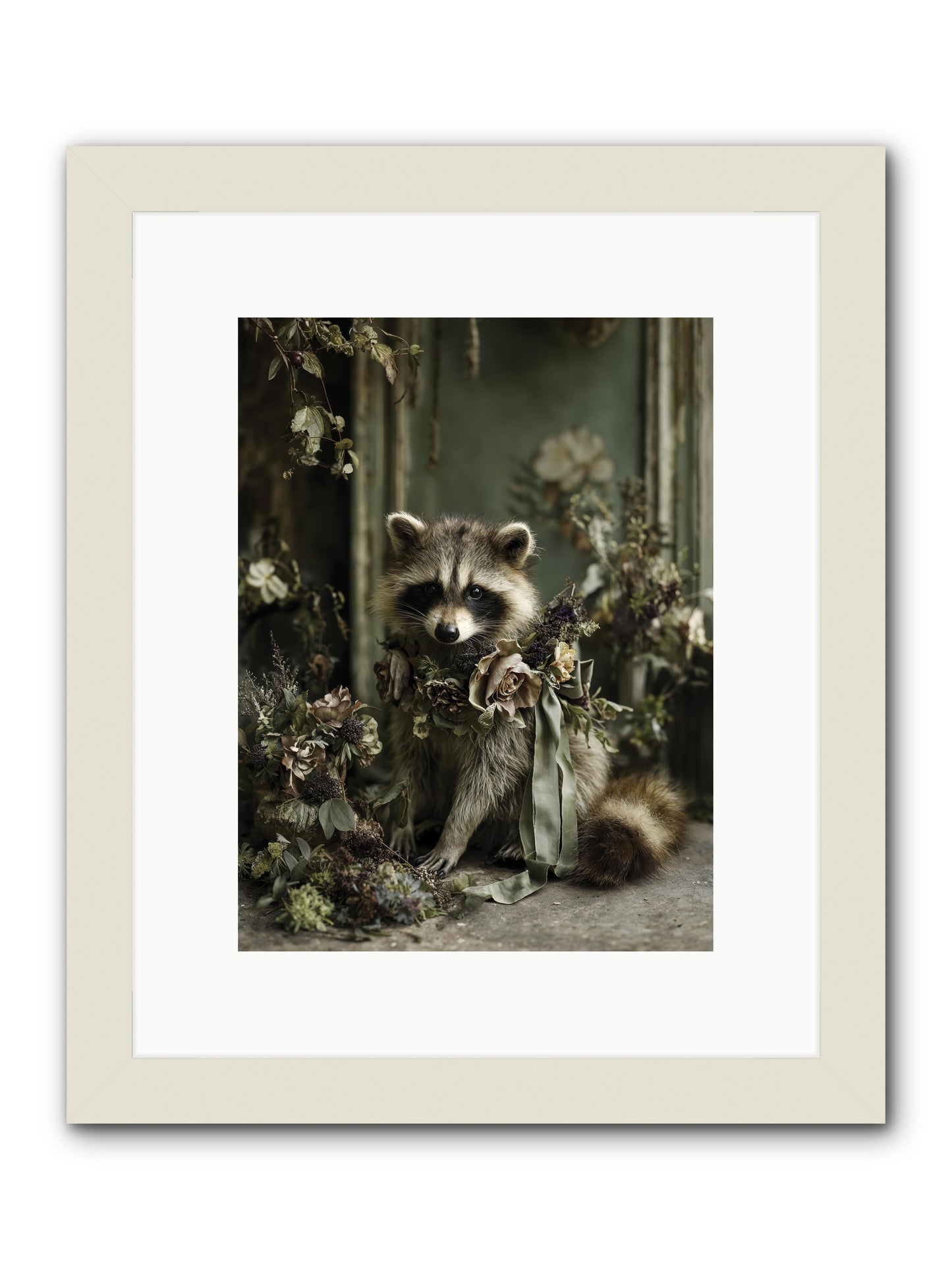 Maybelle -- Framed Print - White 9x12