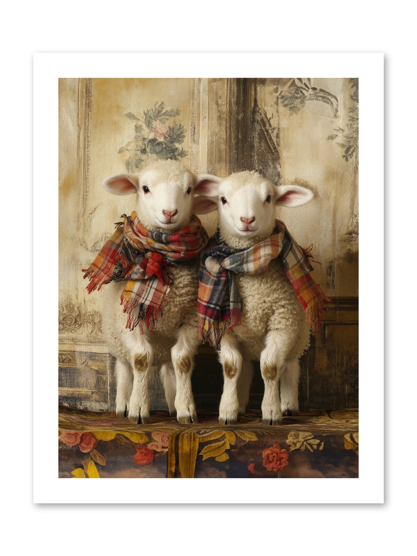 Meadow Babes -- Loose Canvas Print 12x16