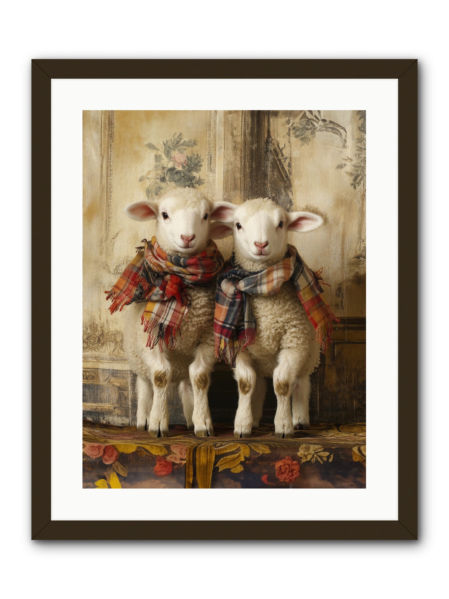 Meadow Babes -- Framed Print - Black 18x24