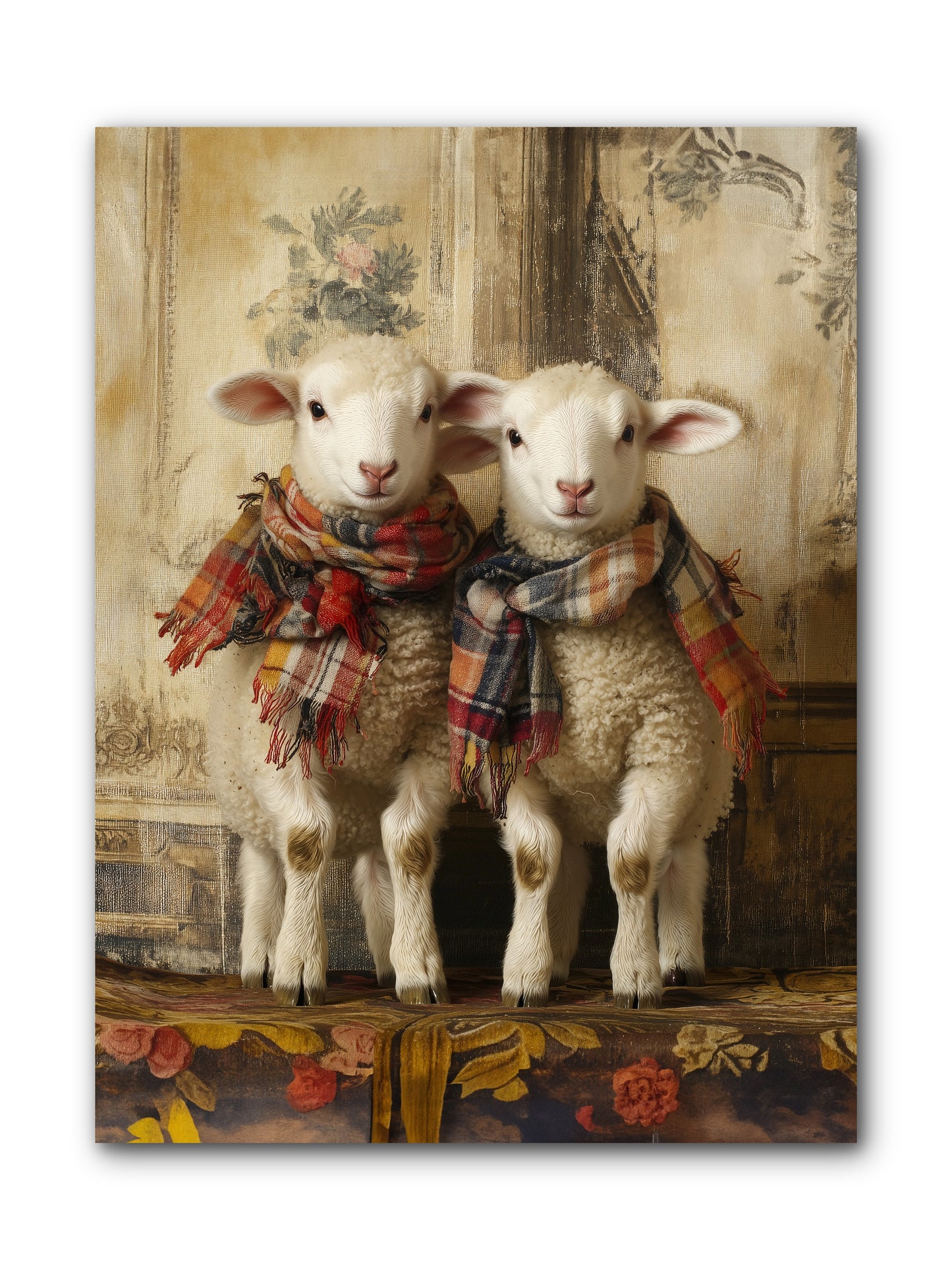 Meadow Babes -- Wrapped Canvas 9x12