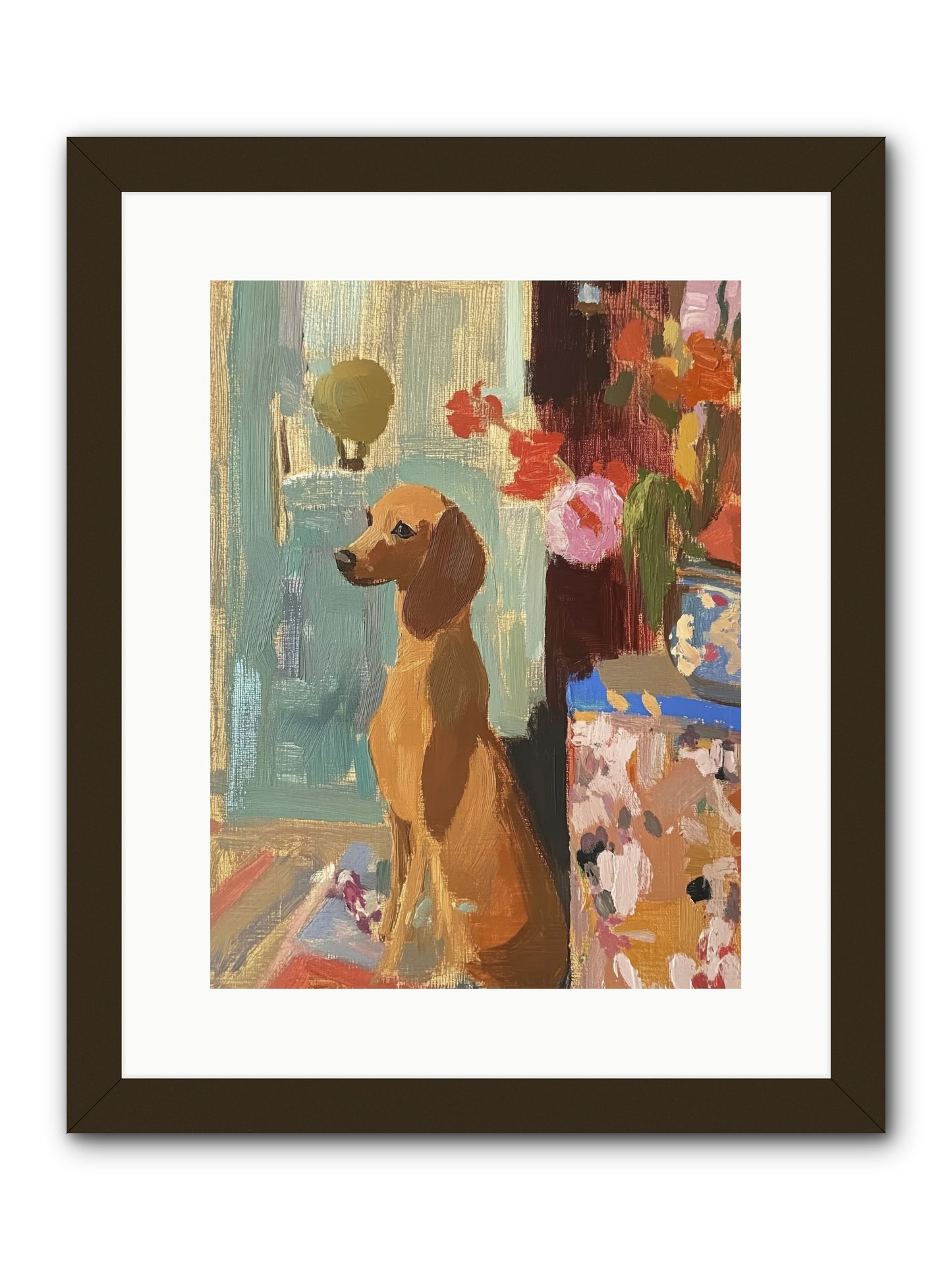 Meadow Belle -- Framed Print - Black 12x16