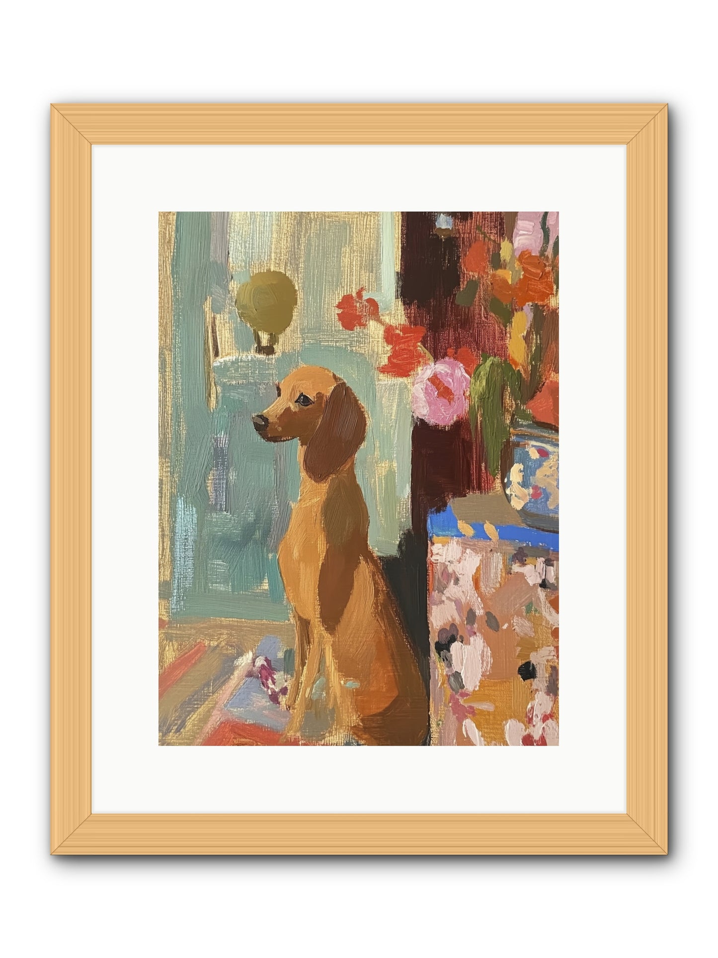 Meadow Belle -- Framed Print - Natural 12x16