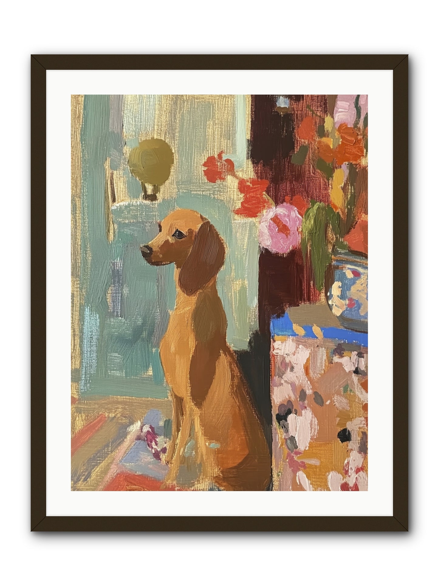 Meadow Belle -- Framed Print - Black 24x32