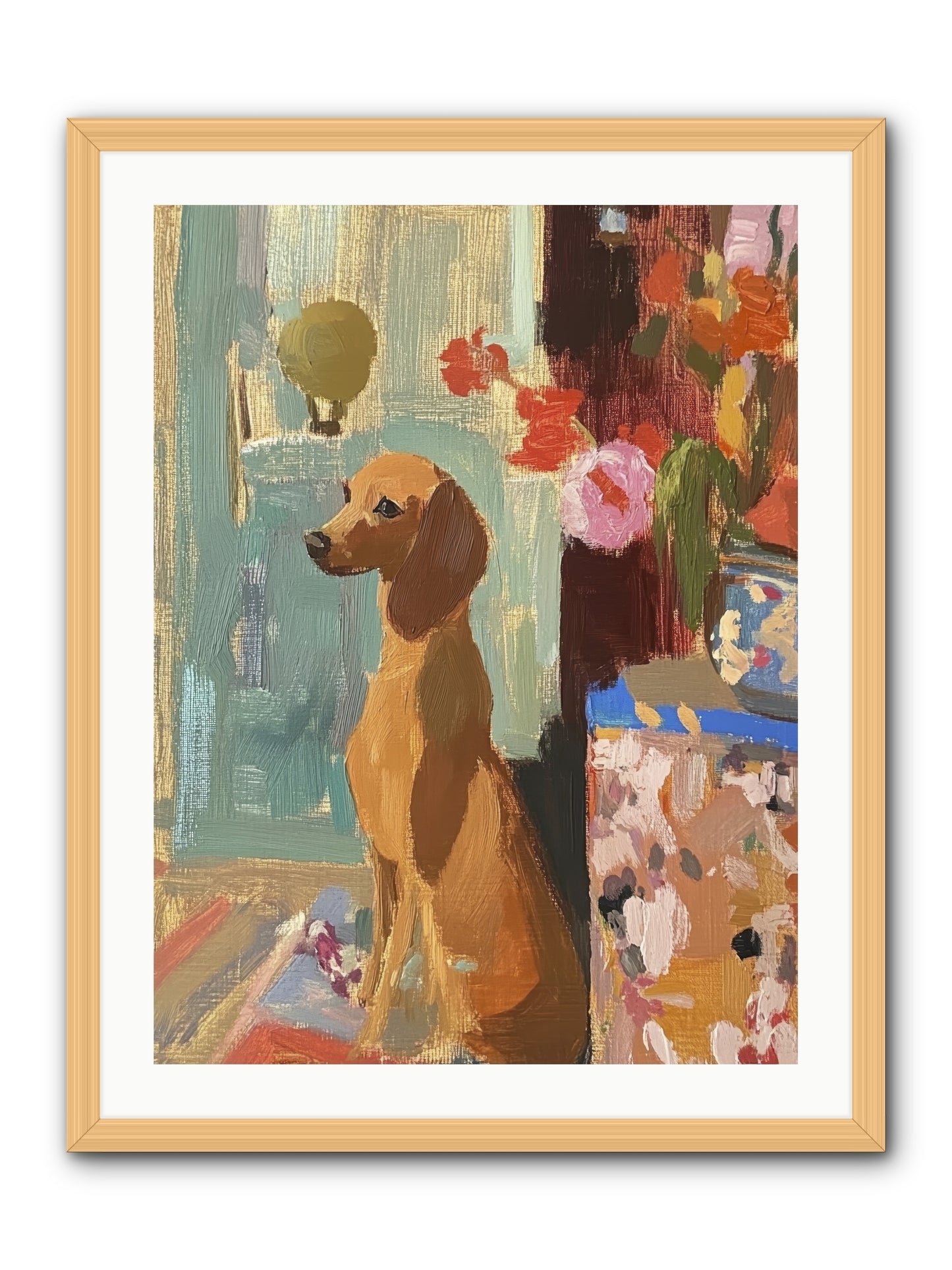 Meadow Belle -- Framed Print - Natural 24x32