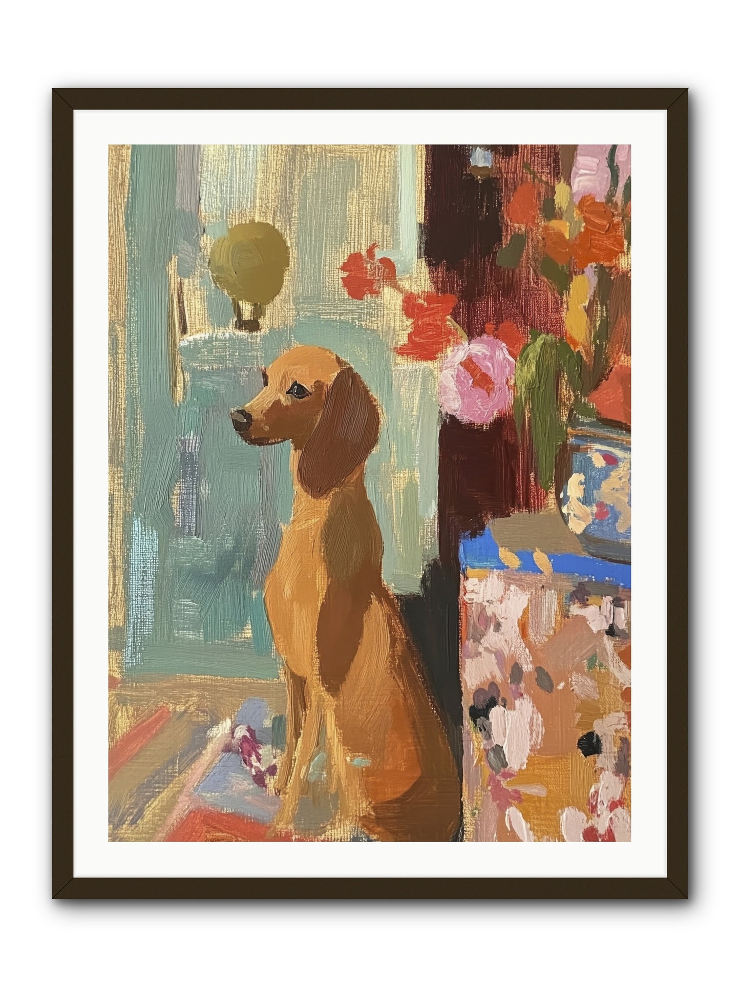 Meadow Belle -- Framed Print - Black 30x40