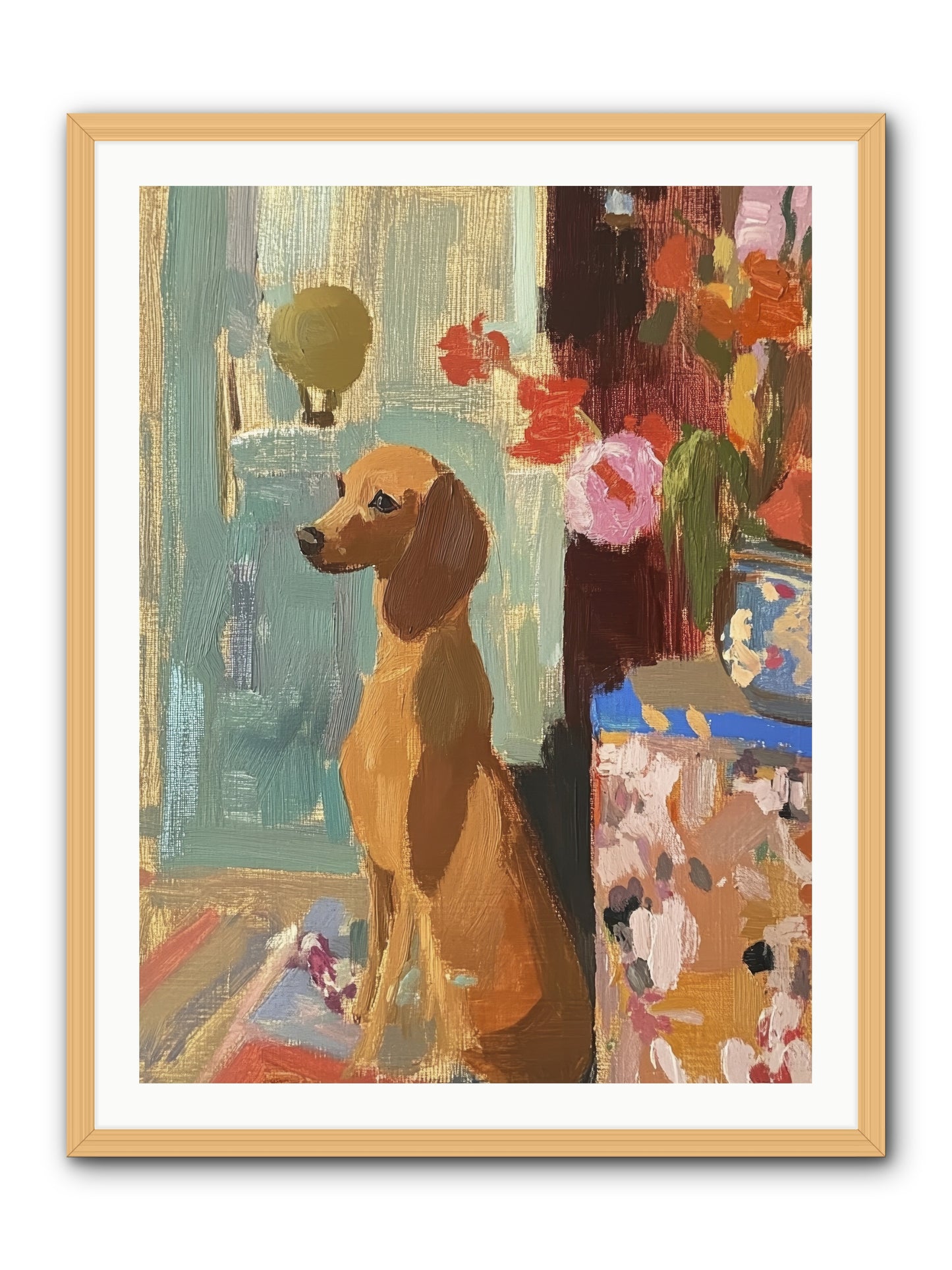 Meadow Belle -- Framed Print - Natural 30x40