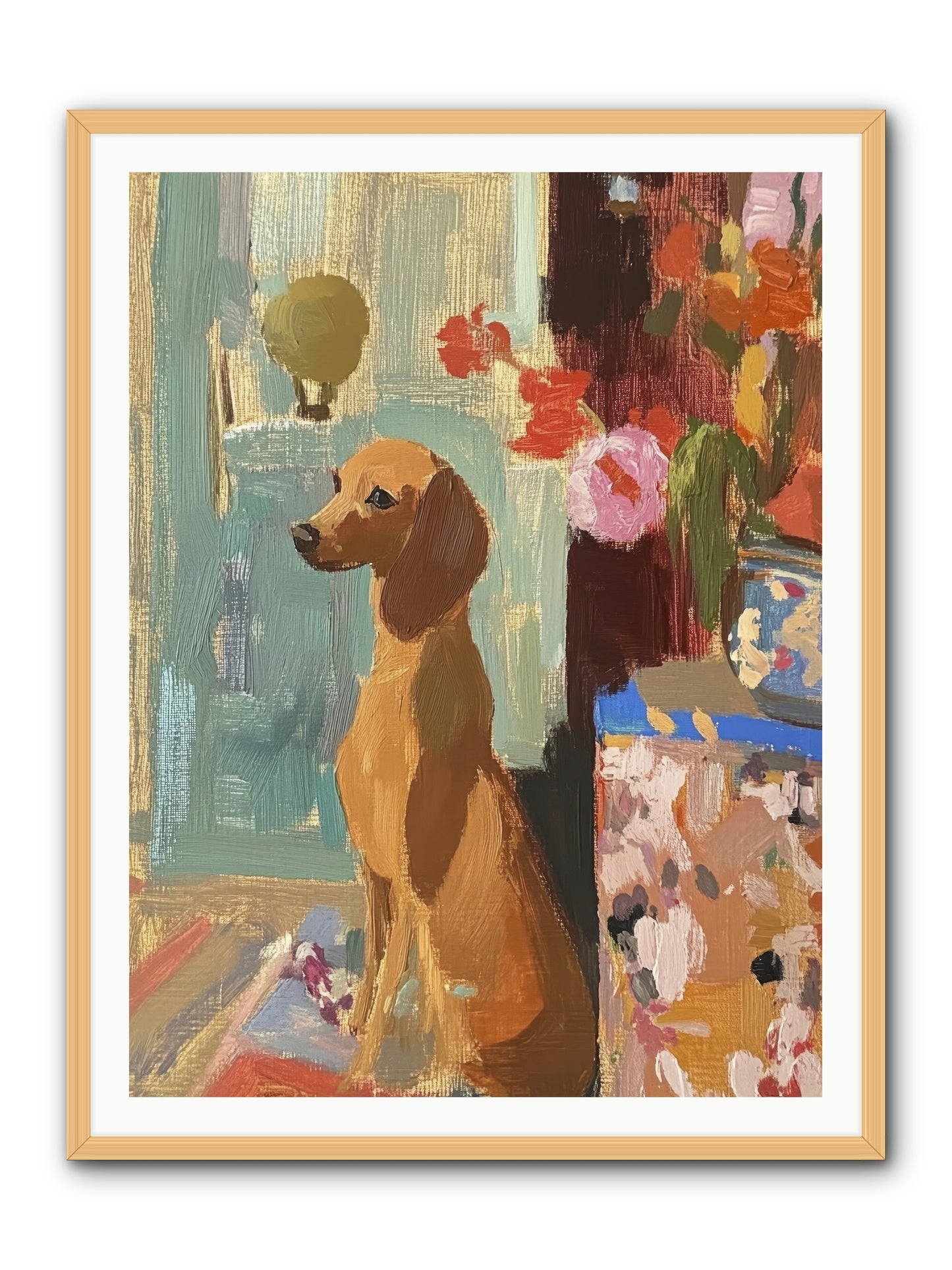 Meadow Belle -- Framed Print - Natural 36x48