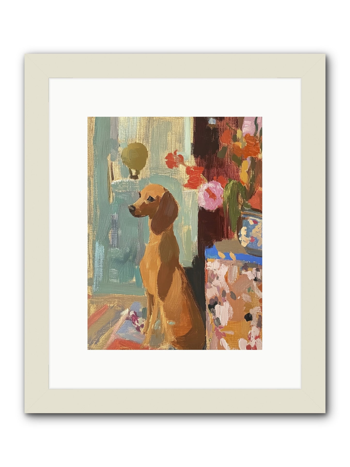 Meadow Belle -- Framed Print - White 9x12