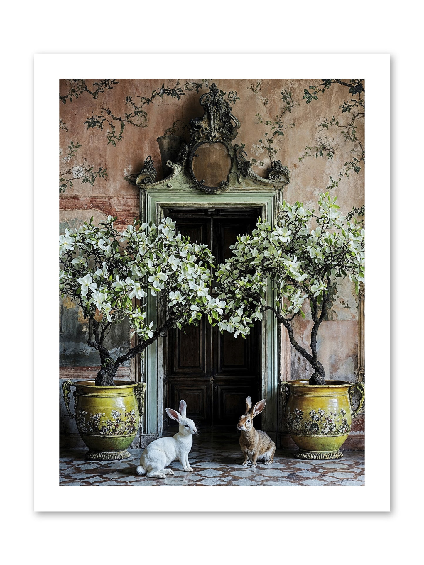 Meadow Court Arrival -- Loose Canvas Print 12x16