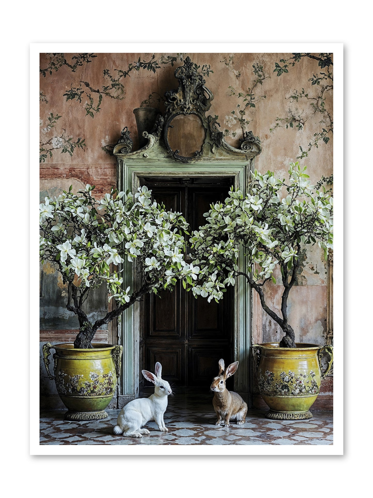 Meadow Court Arrival -- Loose Canvas Print 30x40
