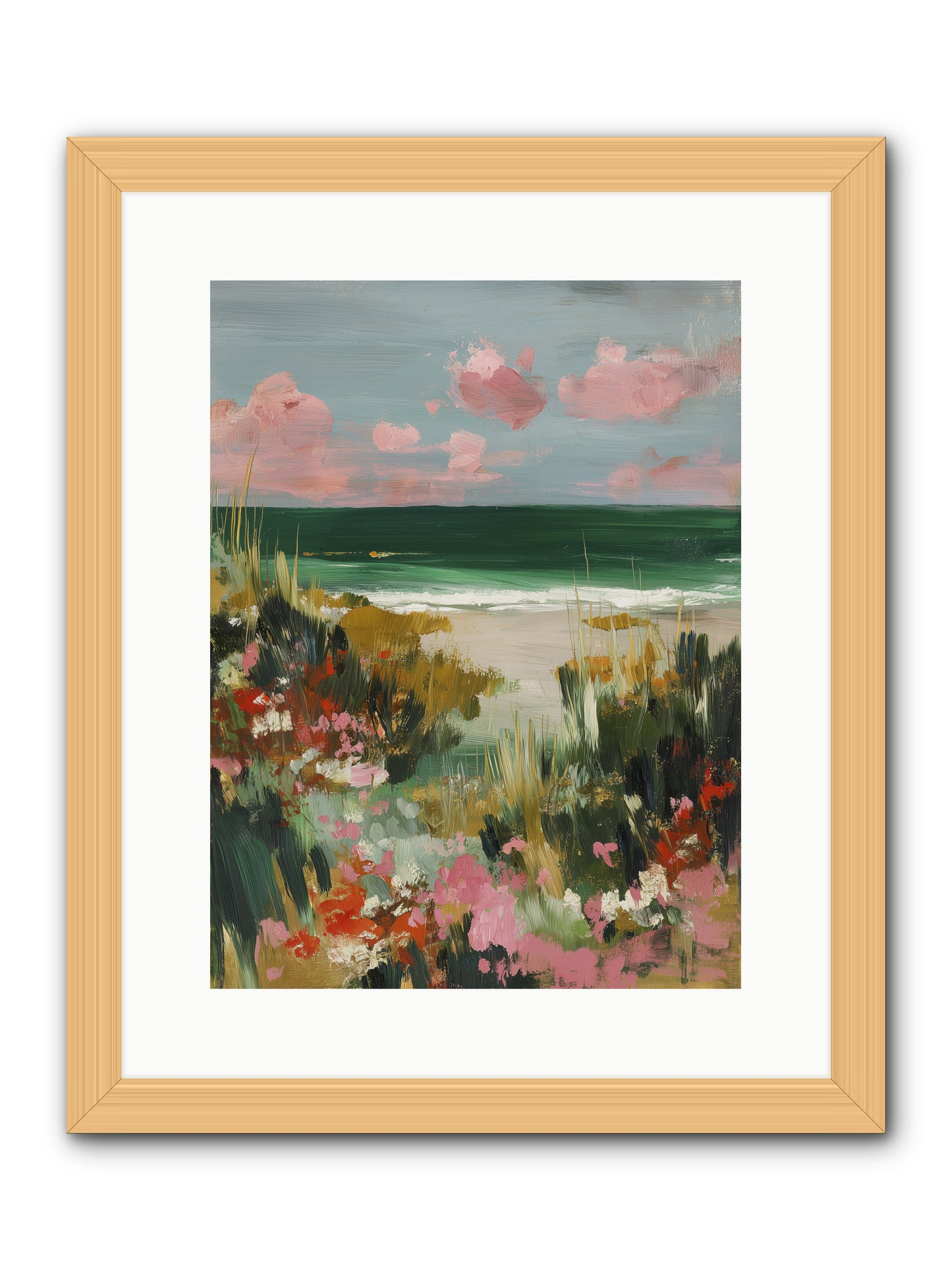 Meadow Cradles -- Framed Print - Natural 12x16