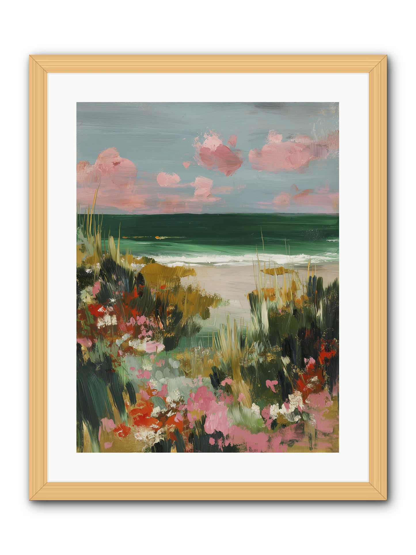 Meadow Cradles -- Framed Print - Natural 18x24