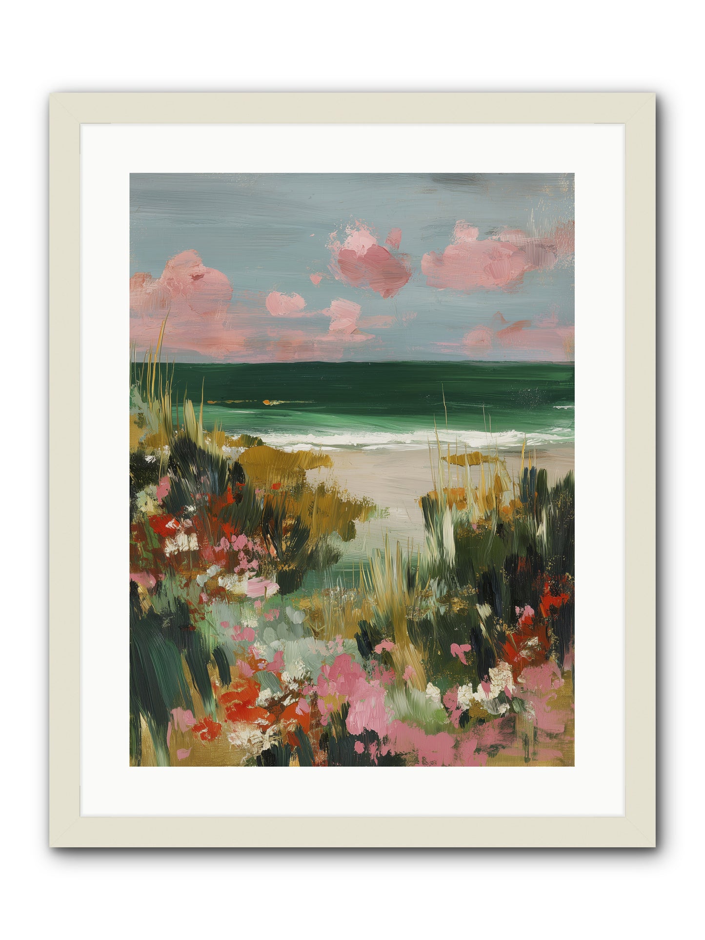 Meadow Cradles -- Framed Print - White 18x24