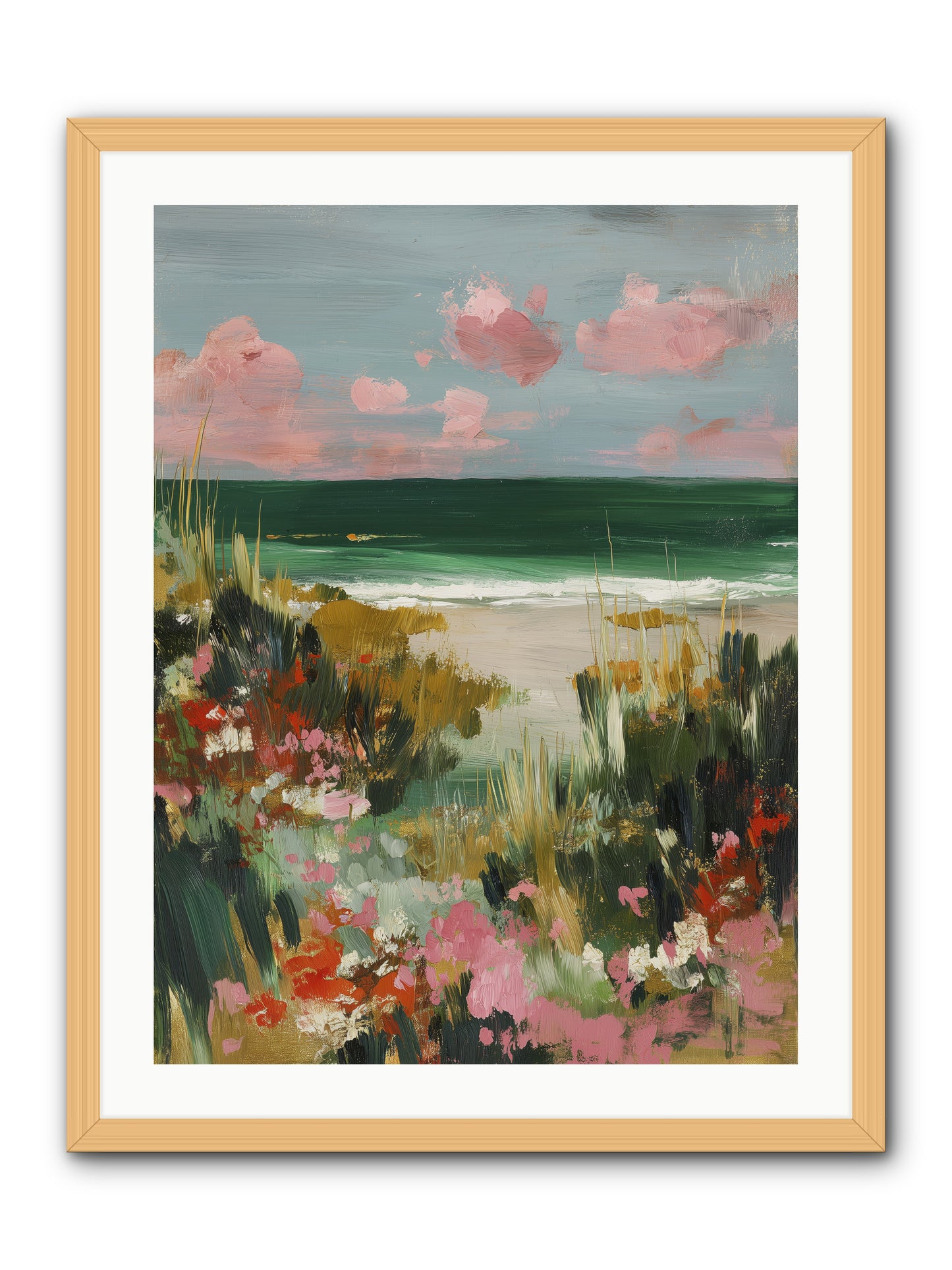 Meadow Cradles -- Framed Print - Natural 24x32