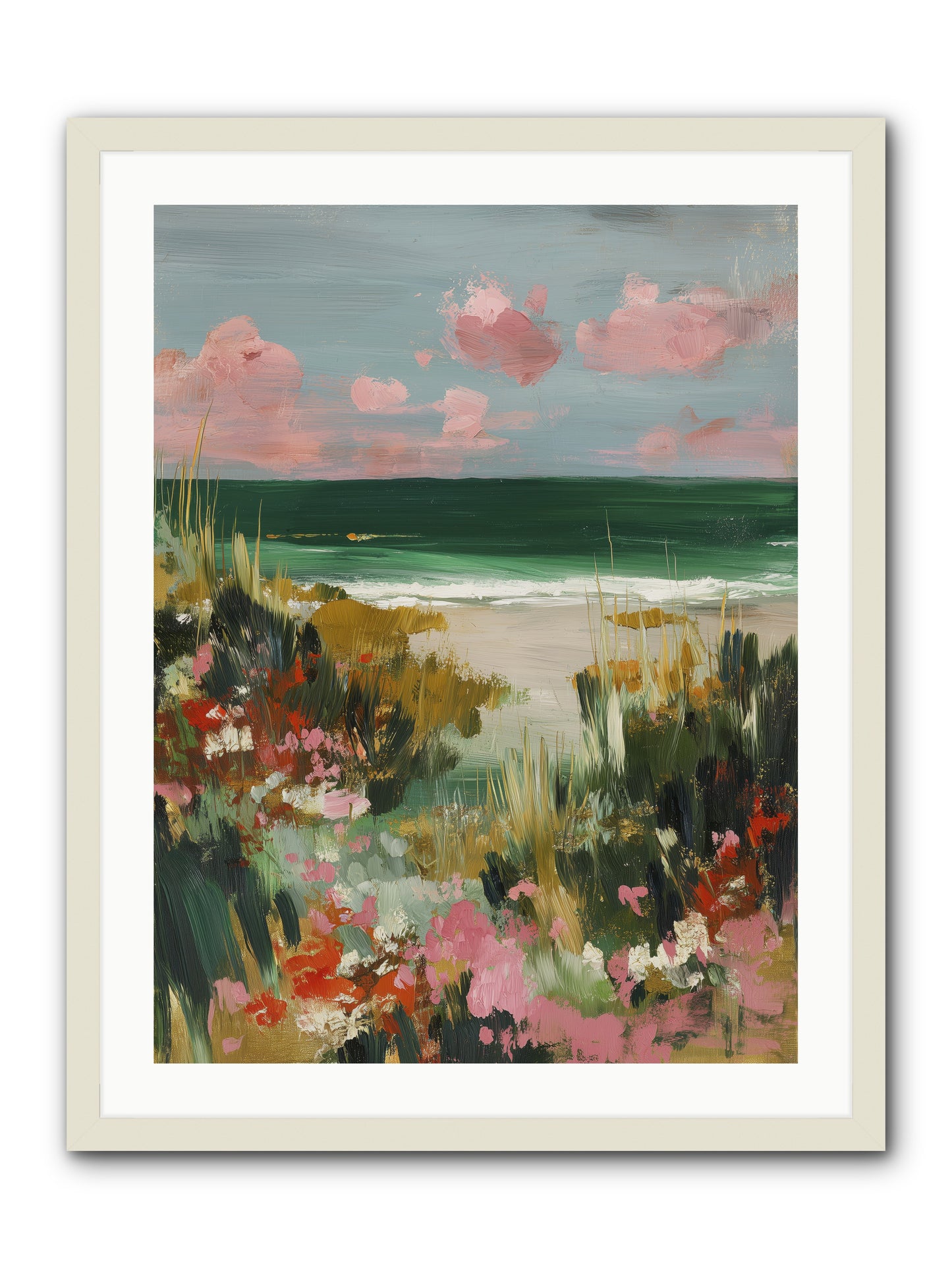 Meadow Cradles -- Framed Print - White 24x32