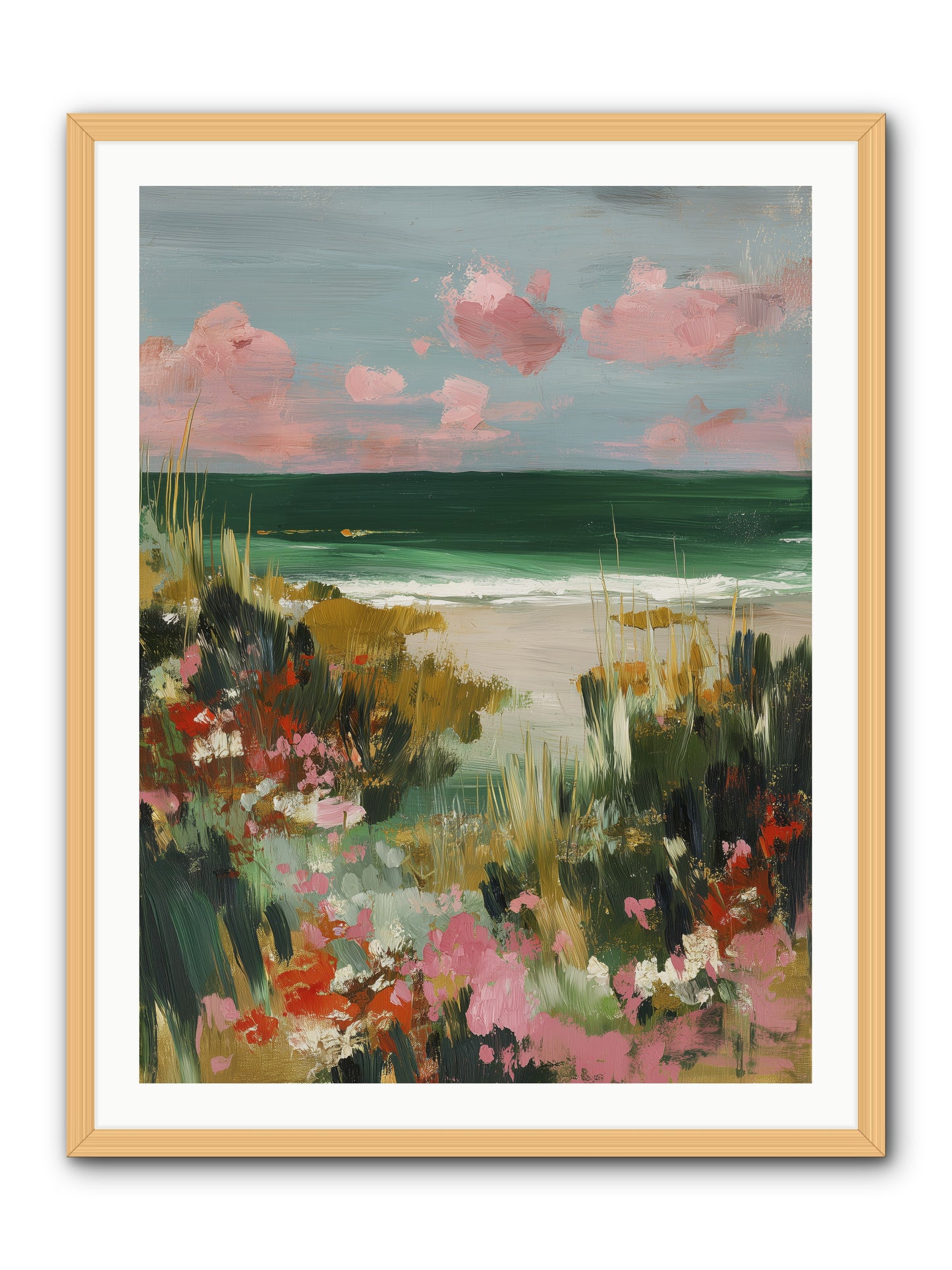 Meadow Cradles -- Framed Print - Natural 30x40