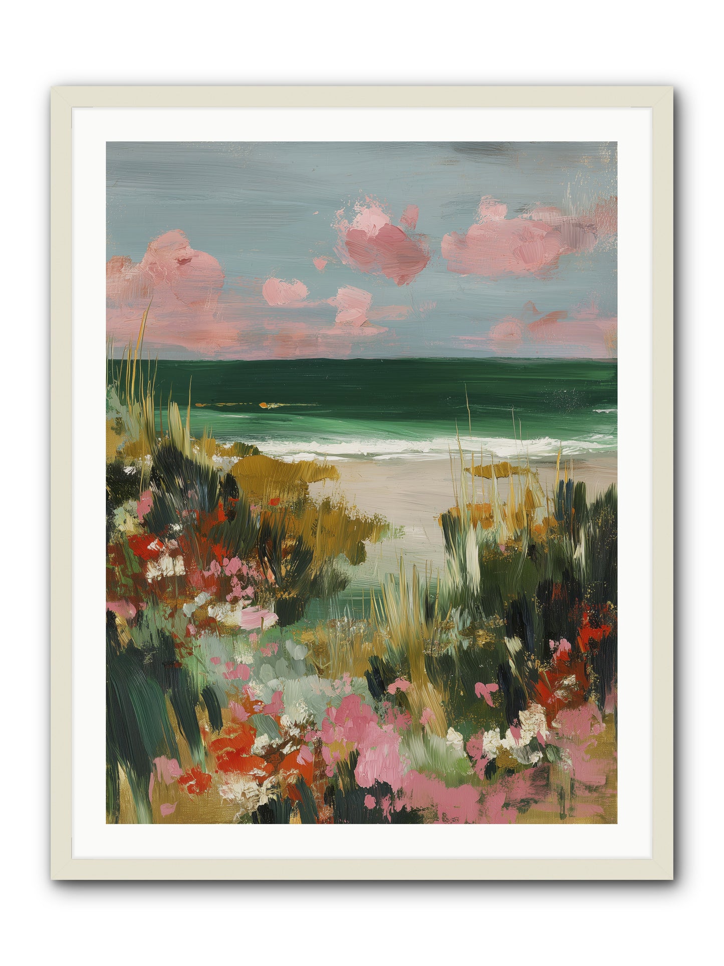 Meadow Cradles -- Framed Print - White 30x40