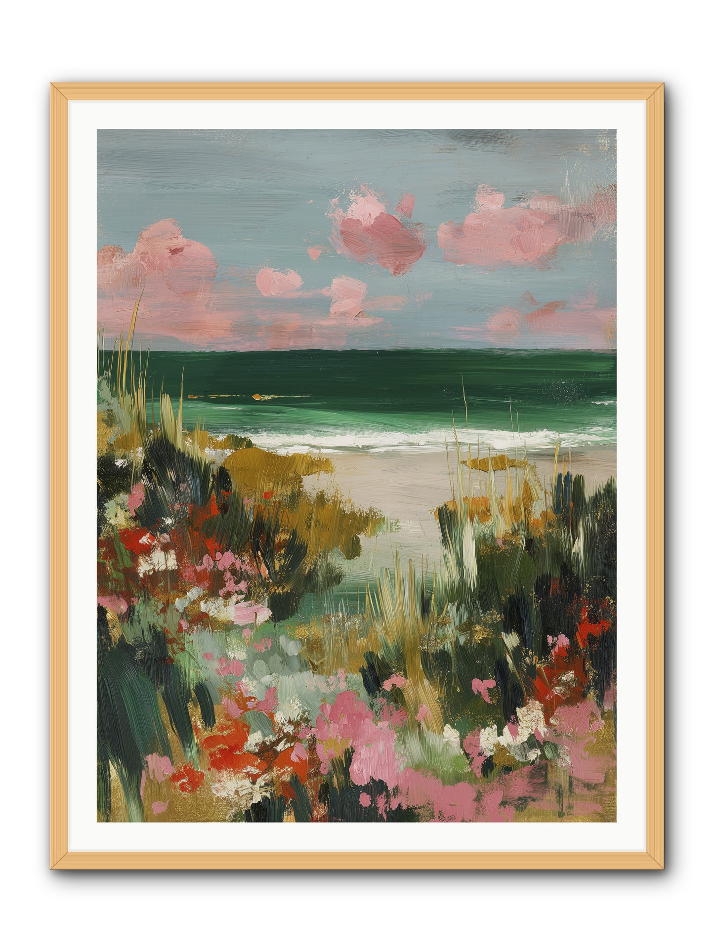 Meadow Cradles -- Framed Print - Natural 36x48