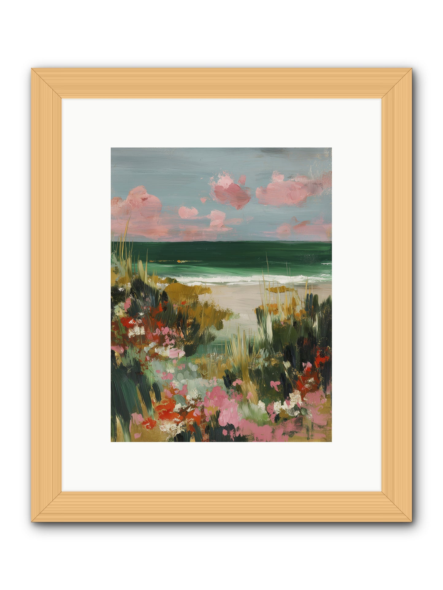 Meadow Cradles -- Framed Print - Natural 9x12