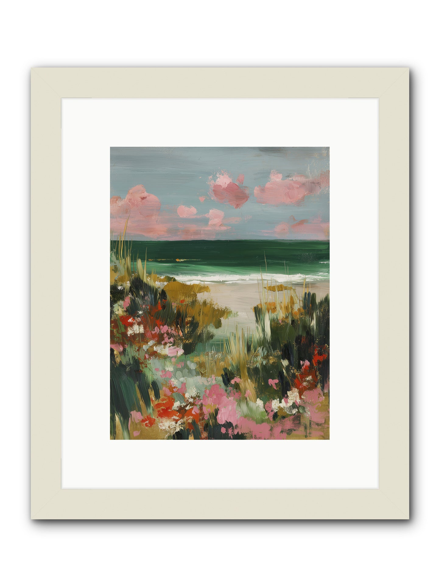 Meadow Cradles -- Framed Print - White 9x12