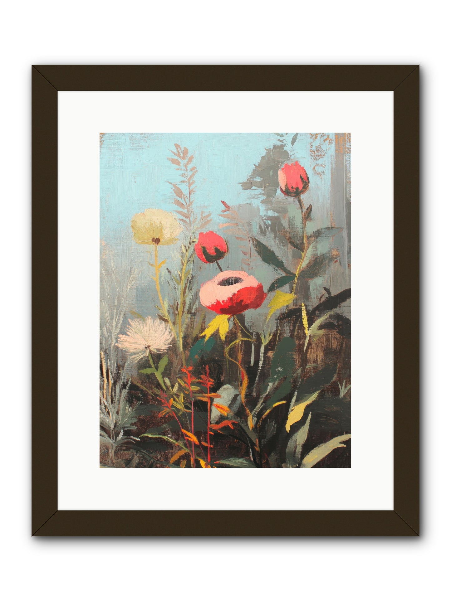 Meadow Jewels -- Framed Print - Black 12x16