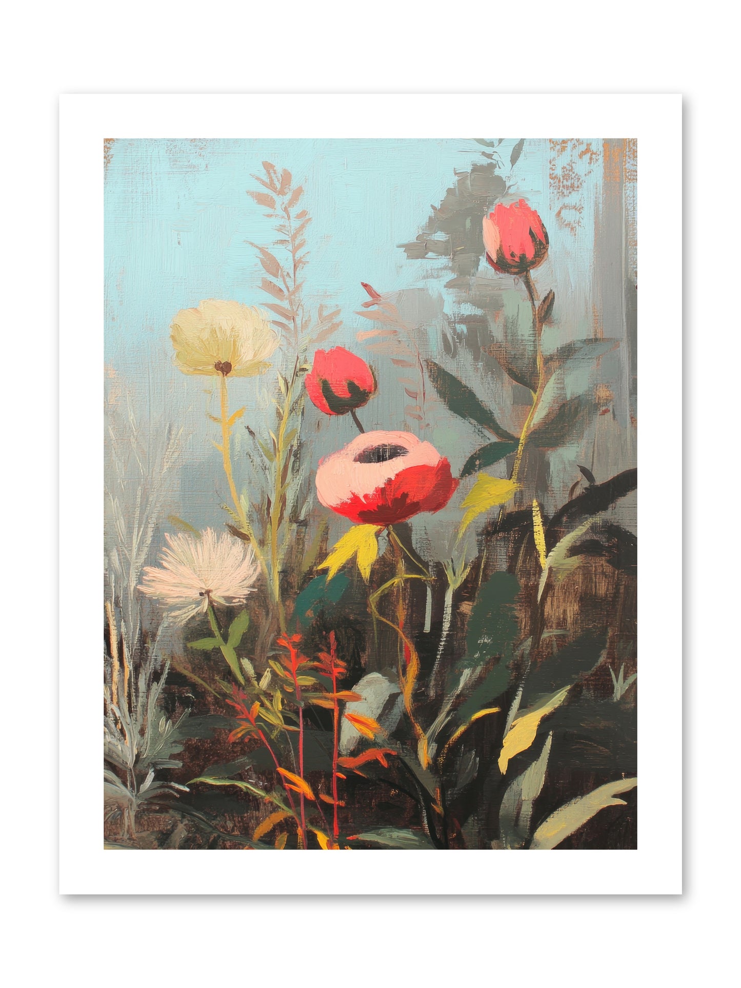 Meadow Jewels -- Loose Canvas Print 12x16