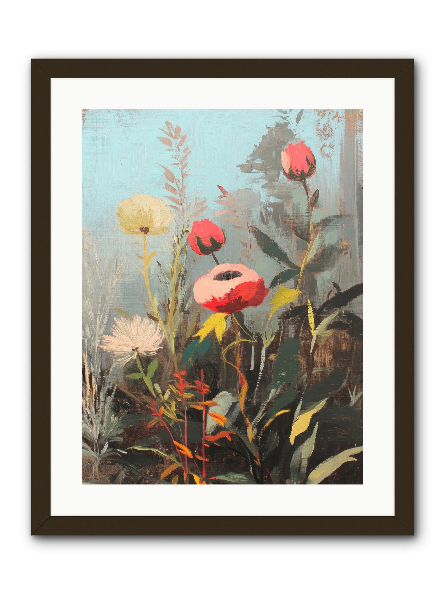 Meadow Jewels -- Framed Print - Black 18x24