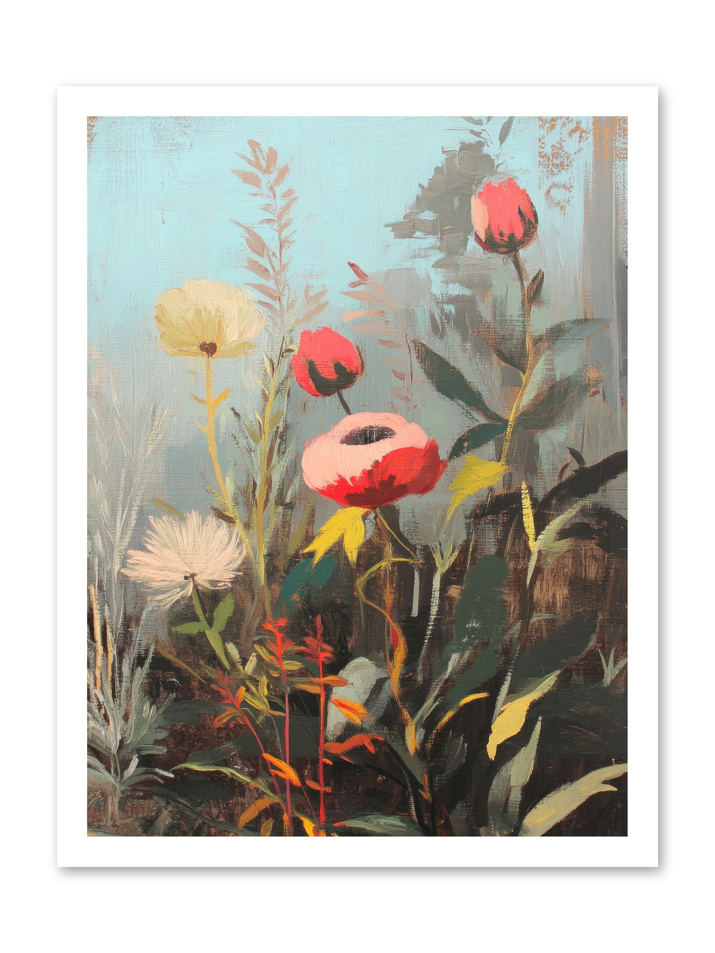 Meadow Jewels -- Loose Canvas Print 18x24