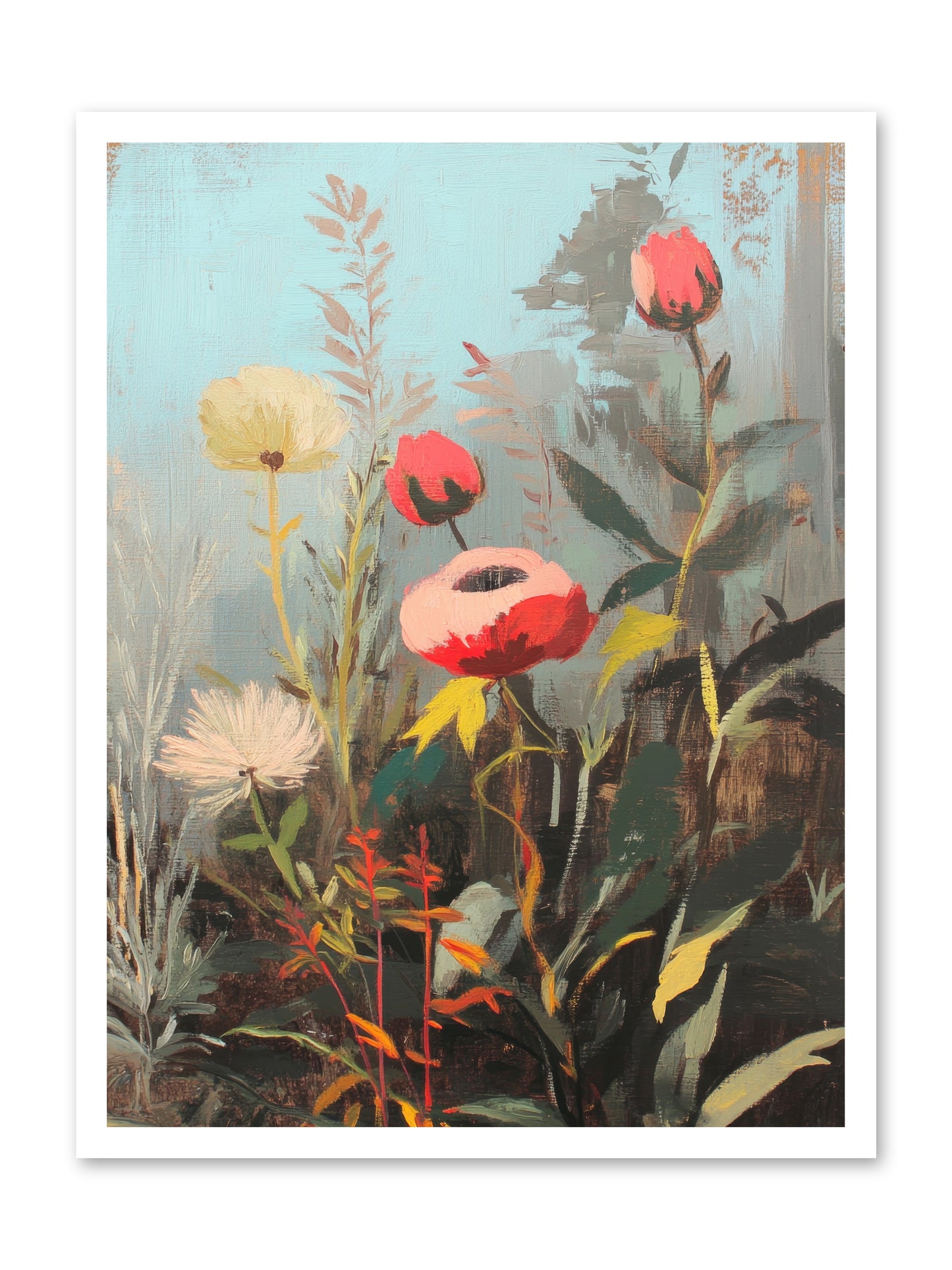 Meadow Jewels -- Loose Canvas Print 24x32